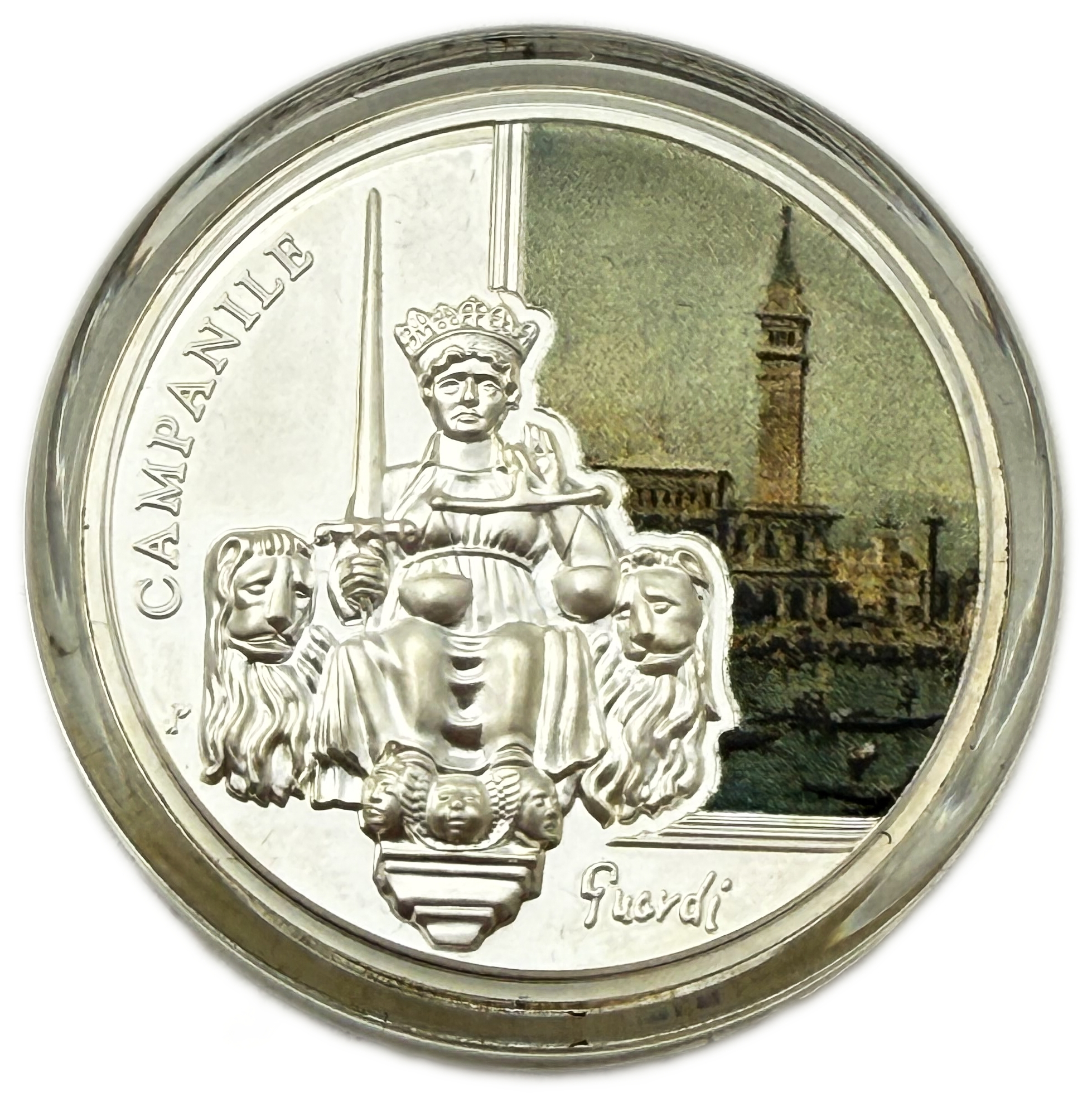 Niue - 2 Dollars 2016 - Elizabeth II St Mark's Campanile - Silver 999, 31.1g, 32mm - 1 0