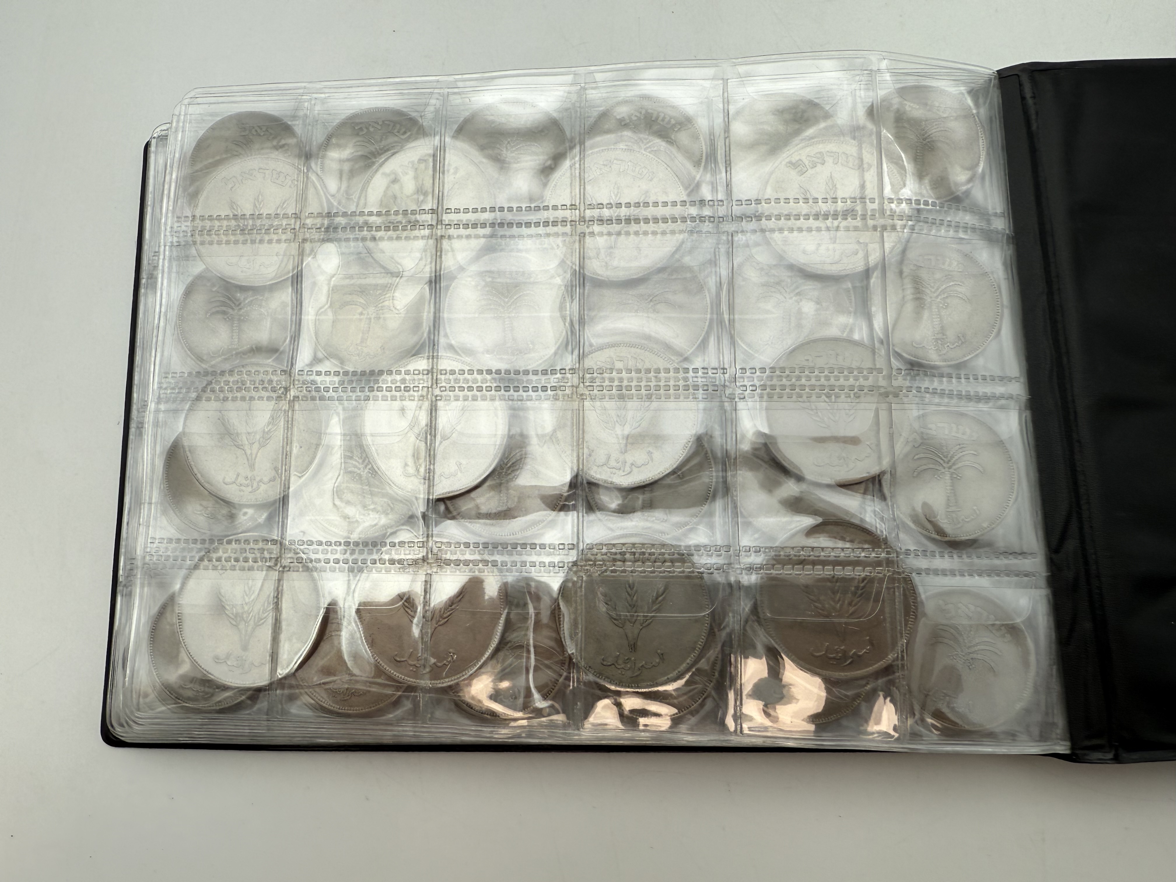 Israel - A collection of several hundred coins arranged in a special coin album, various conditions and years - 1 12