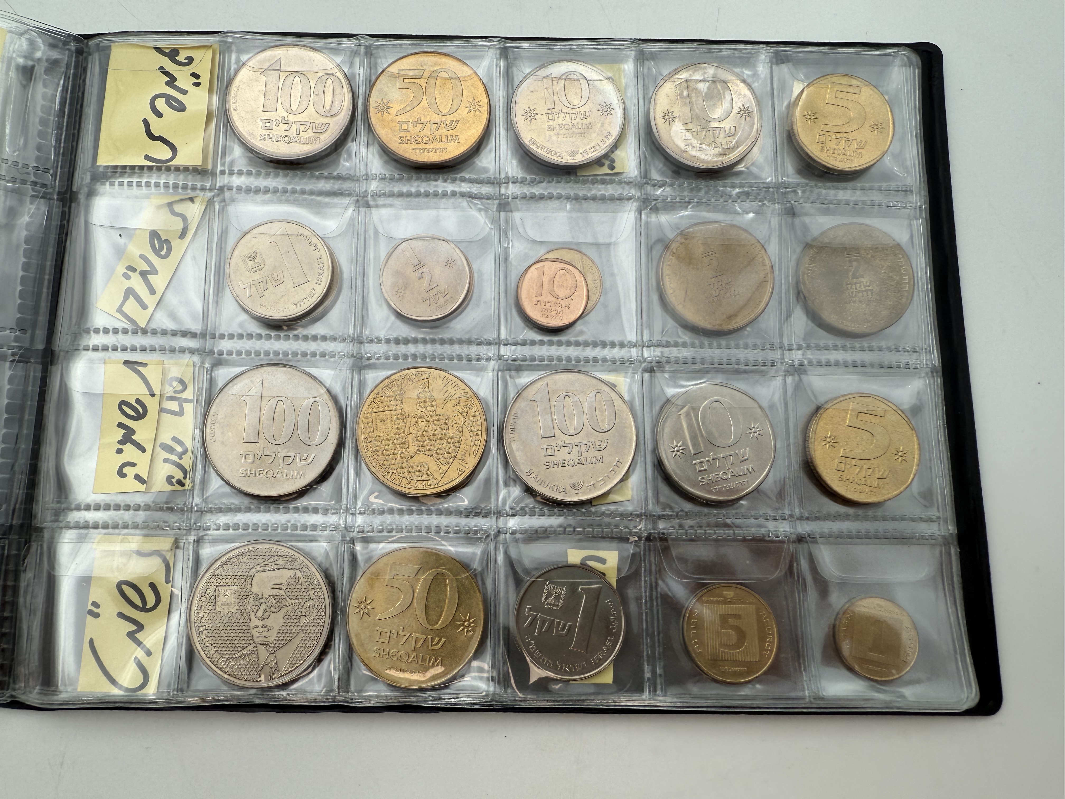 Israel - A collection of several hundred coins arranged in a special coin album, various conditions and years - 1 53