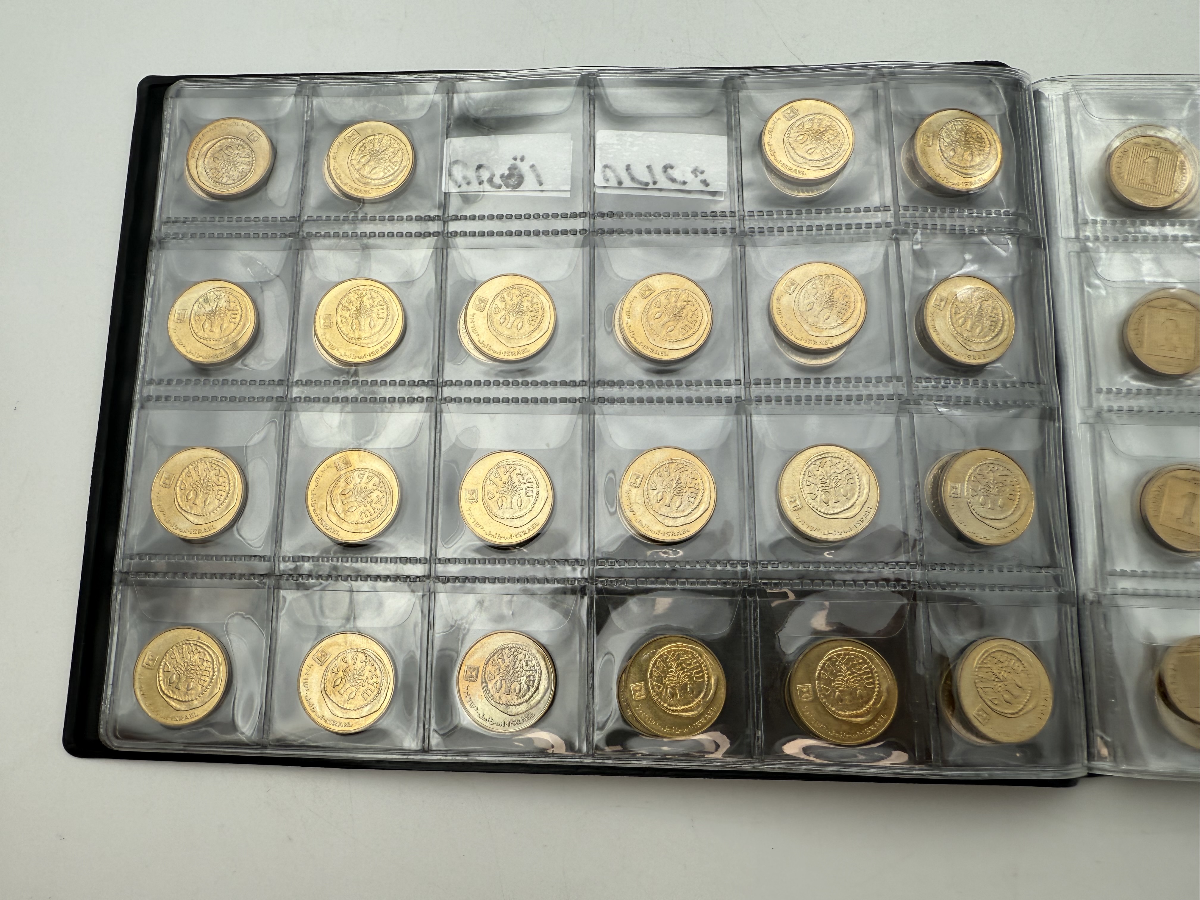 Israel - A collection of several hundred coins arranged in a special coin album, various conditions and years - 1 18