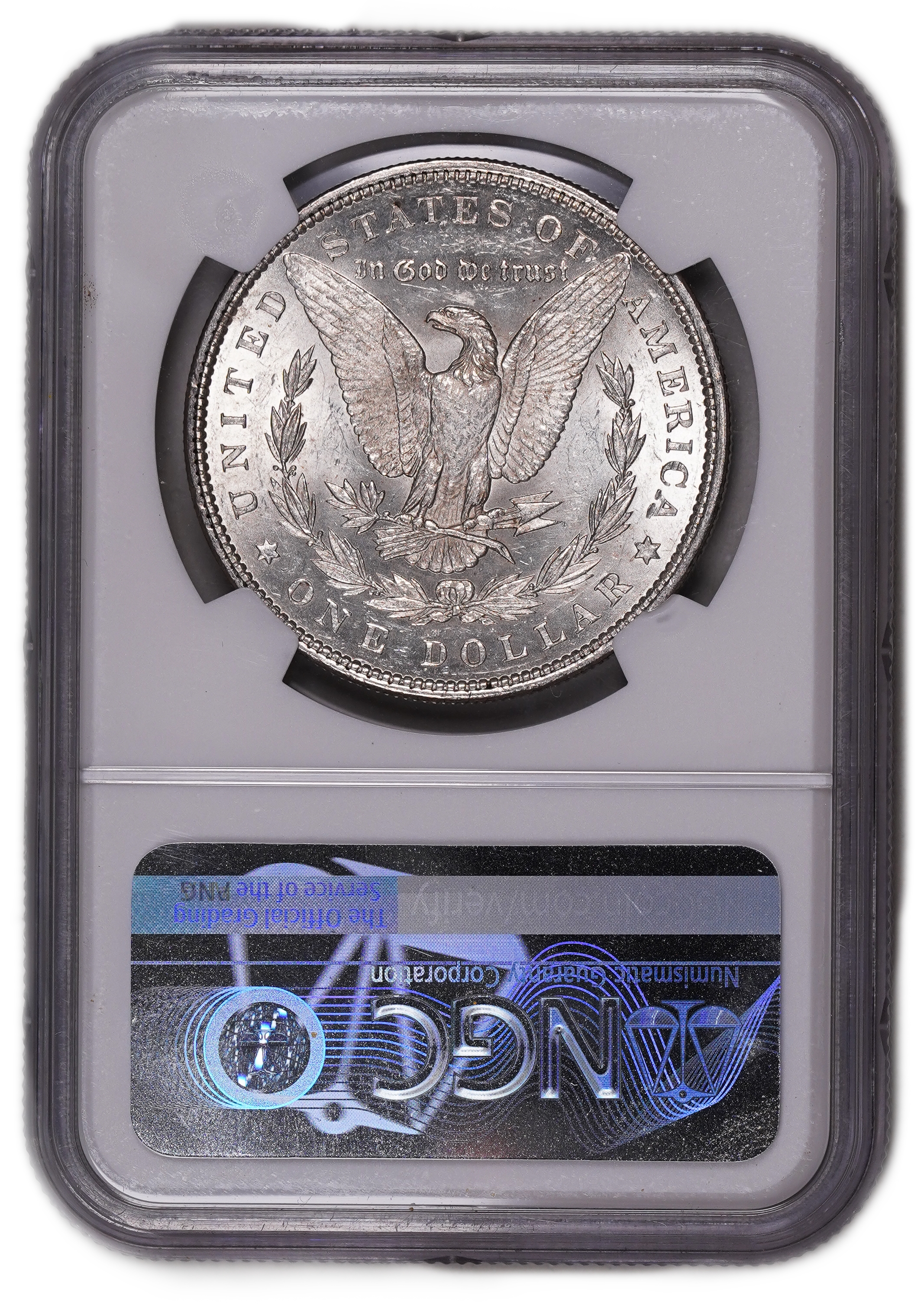 USA - 1 Morgan Dollar 1883 - NGC UNC DETAILS - 900 silver, 26.73g (net 24.05g, 0.77 oz), 38.1 mm. - 1 1