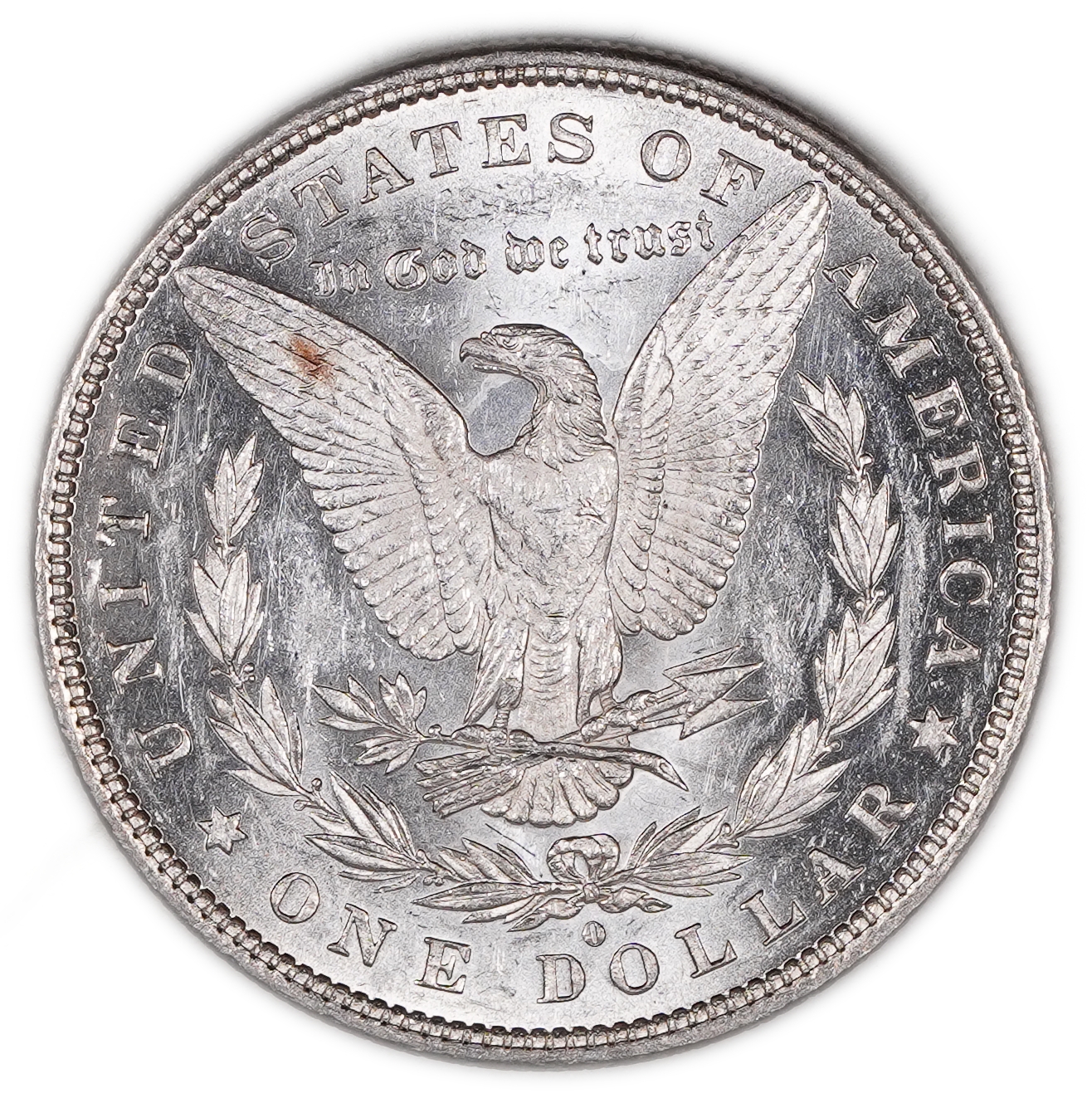 USA - 1 Morgan Dollar 1881 O - UNC - 900 silver, 26.73g (net 24.05g, 0.77 oz), 38.1 mm. - 1 1