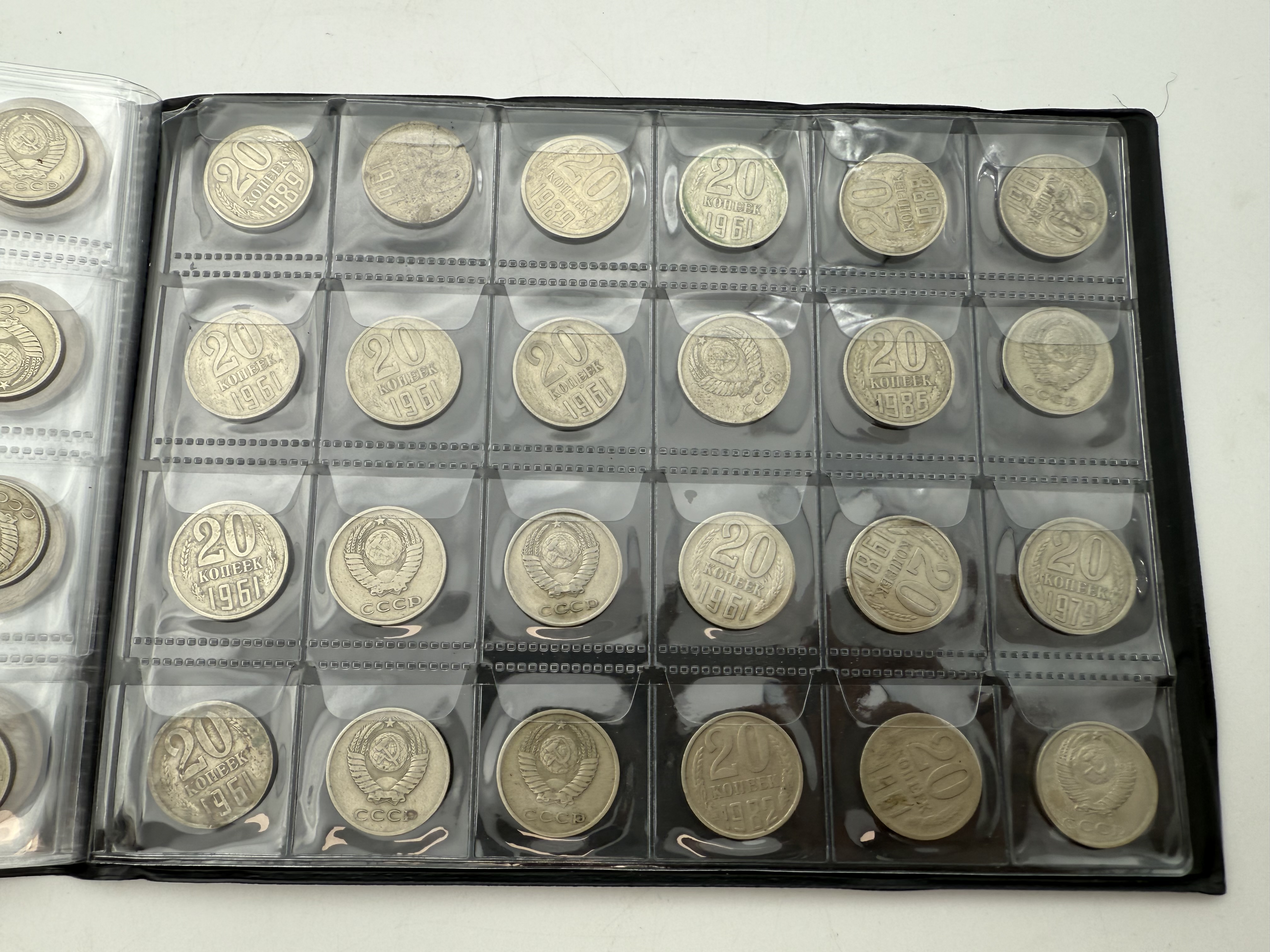 Russia / Soviet Union - A collection of several hundred coins arranged in a special coin album, various conditions ... - 1 12