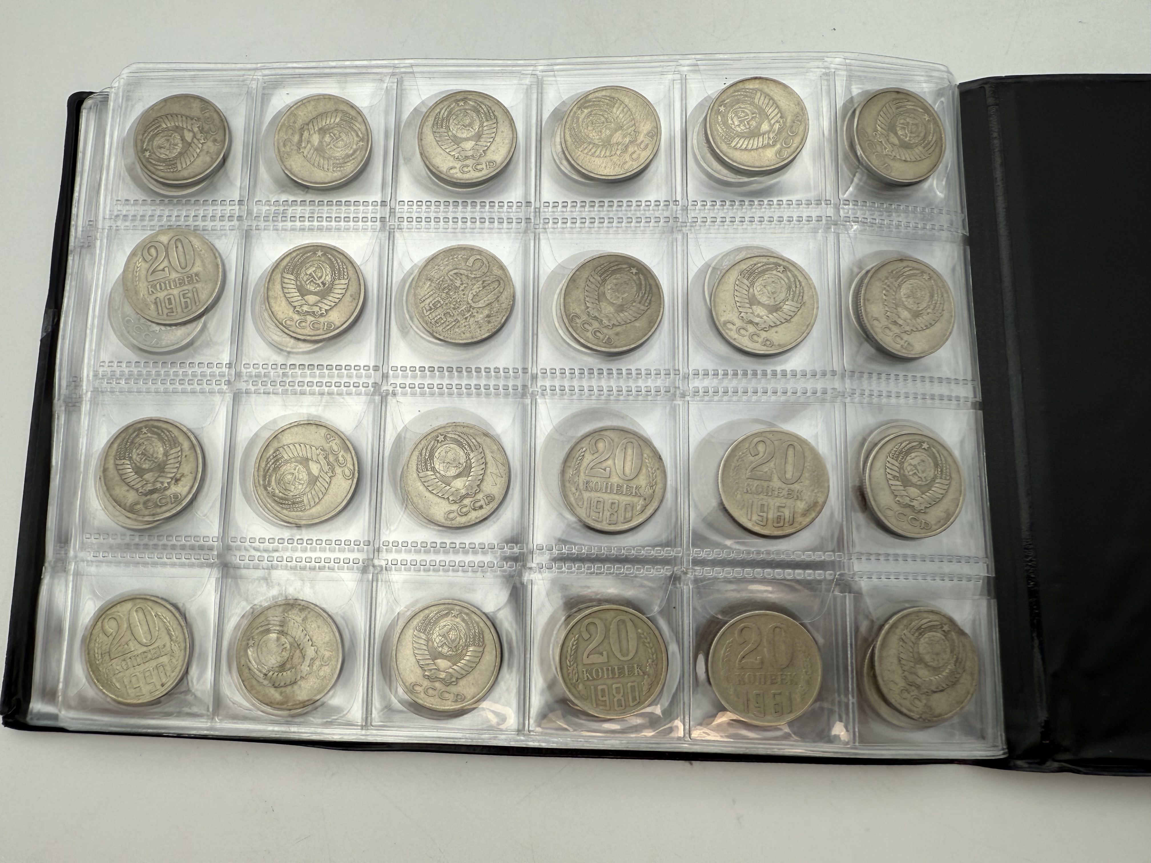 Russia / Soviet Union - A collection of several hundred coins arranged in a special coin album, various conditions ... - 1 13