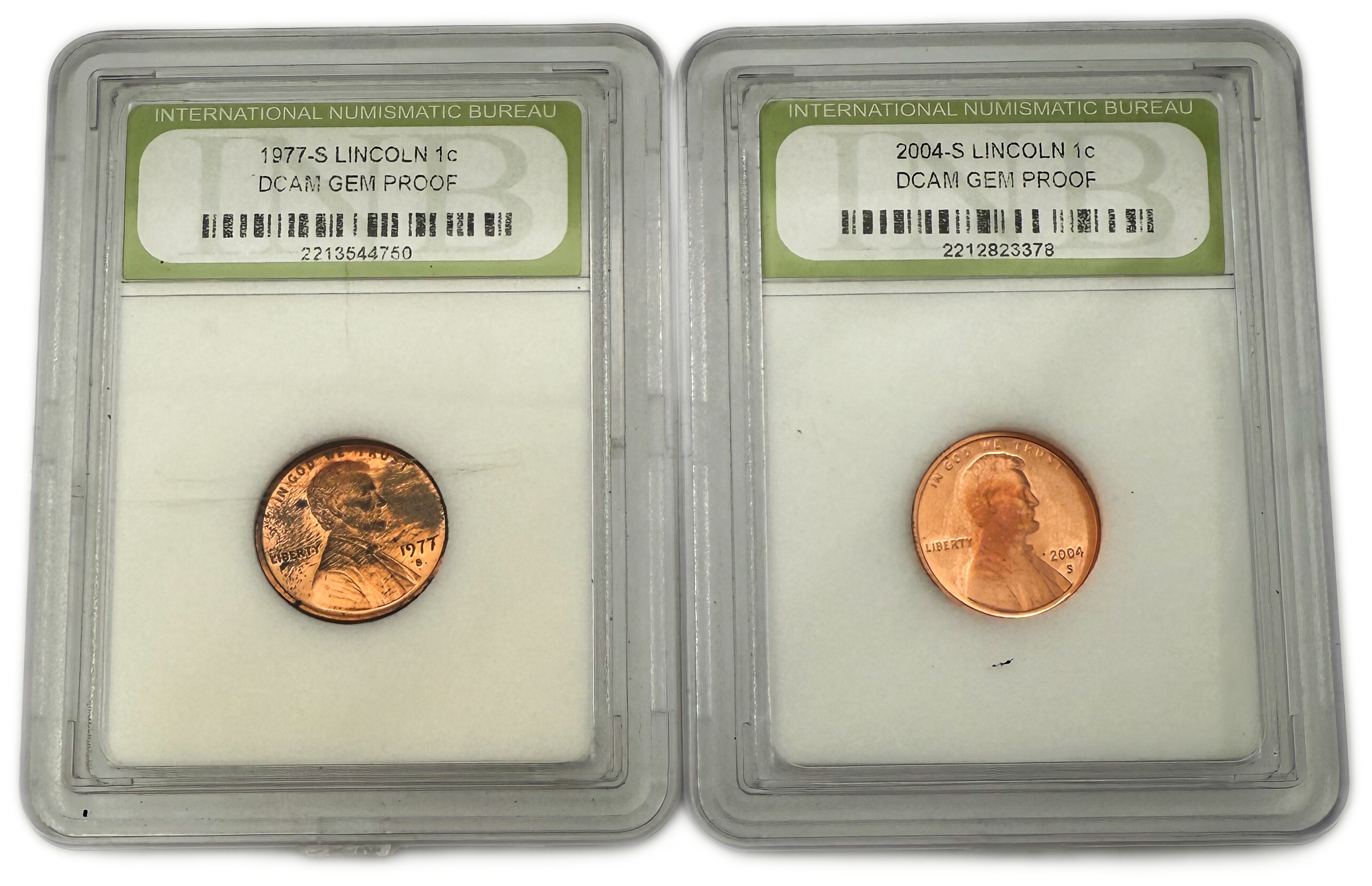USA - Set of 14 1 cent coins from 1953, 1961, 1966, 1967, 1972, 1977, 1980, 1992, 2001, 2004, 2009, varying ... - 1 5