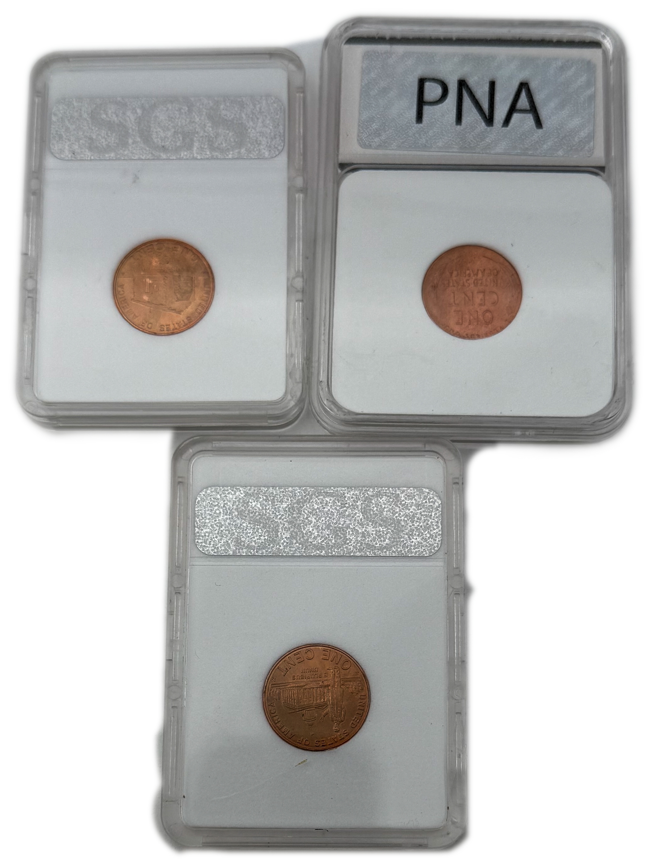 USA - Set of 14 1 cent coins from 1953, 1961, 1966, 1967, 1972, 1977, 1980, 1992, 2001, 2004, 2009, varying ... - 1 8