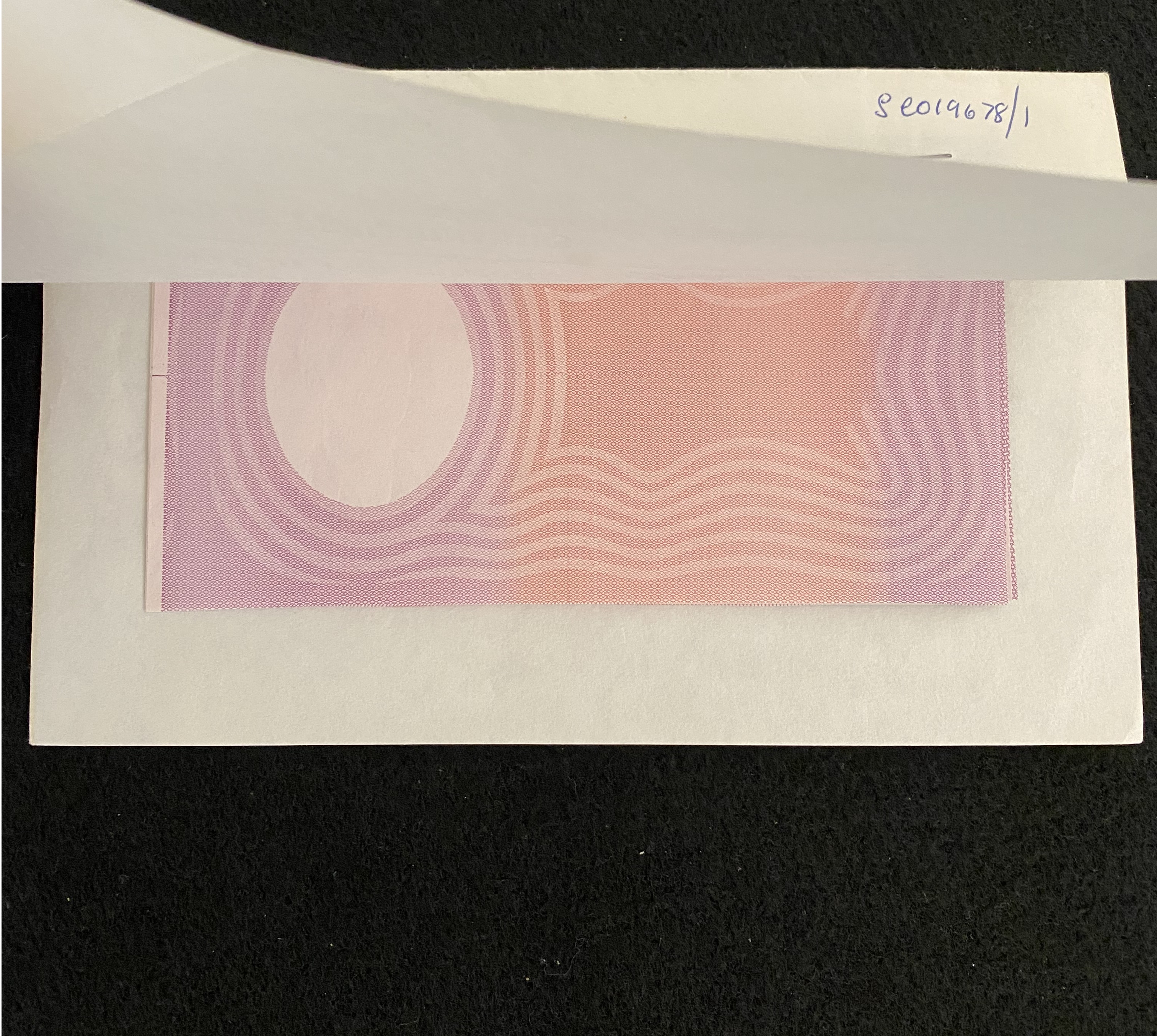 Israel - 10 Pounds (Lirot) 1958, An official notebook that bound 3 banknotes, "Master Machine Proof" stages that ... - 1 2