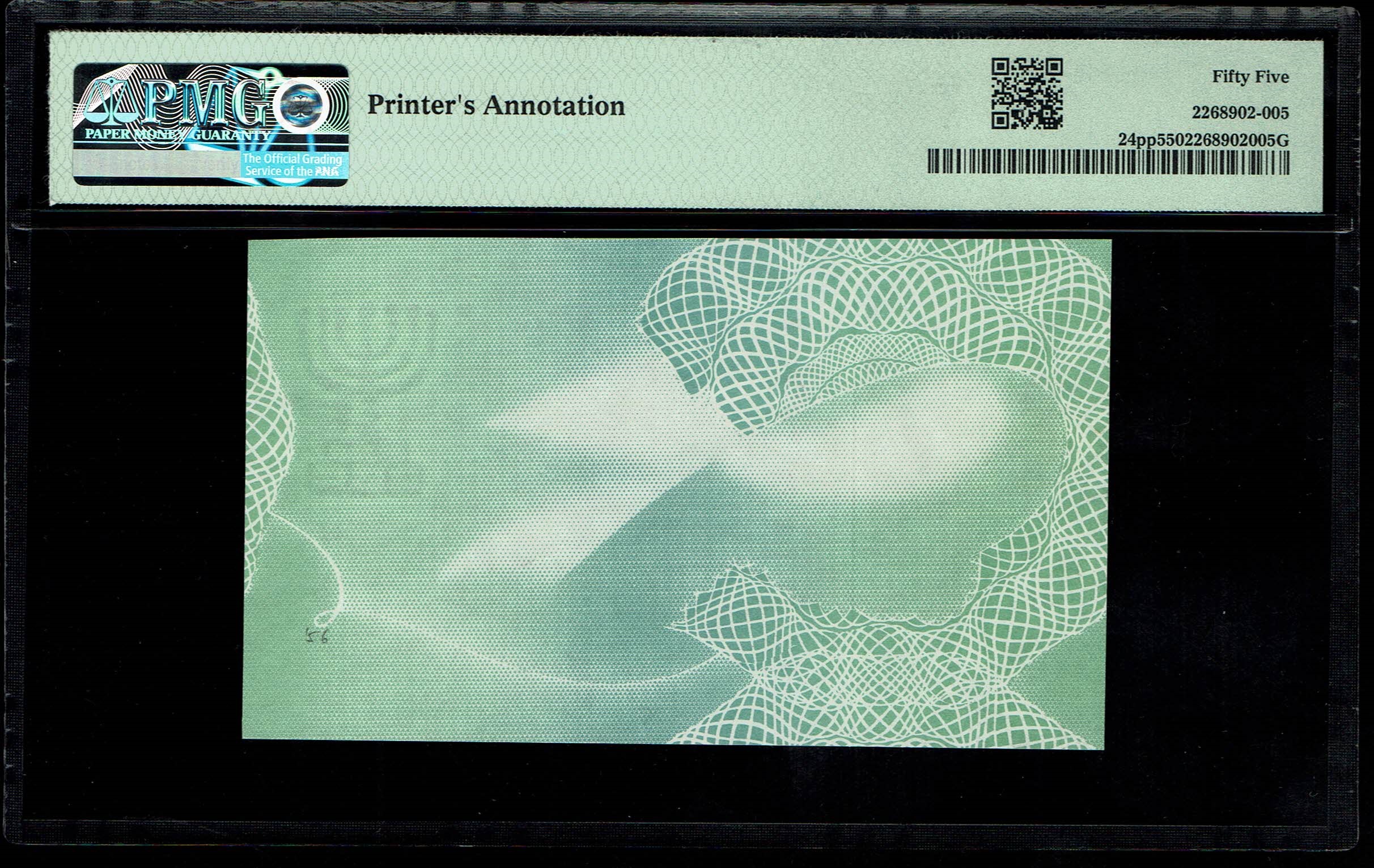 Israel - 500 Pruta 1955 - Set of 4 different progressive proof banknotes - Legacy 30, 53 PPQ, PMG 55, 58 - 1 7