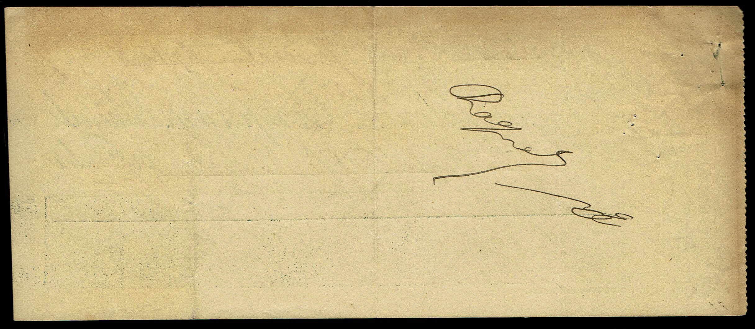 Palestine – Anglo-Palestine Company – 1904 Check Signed by A. Antebi – Very Rare - 1 1