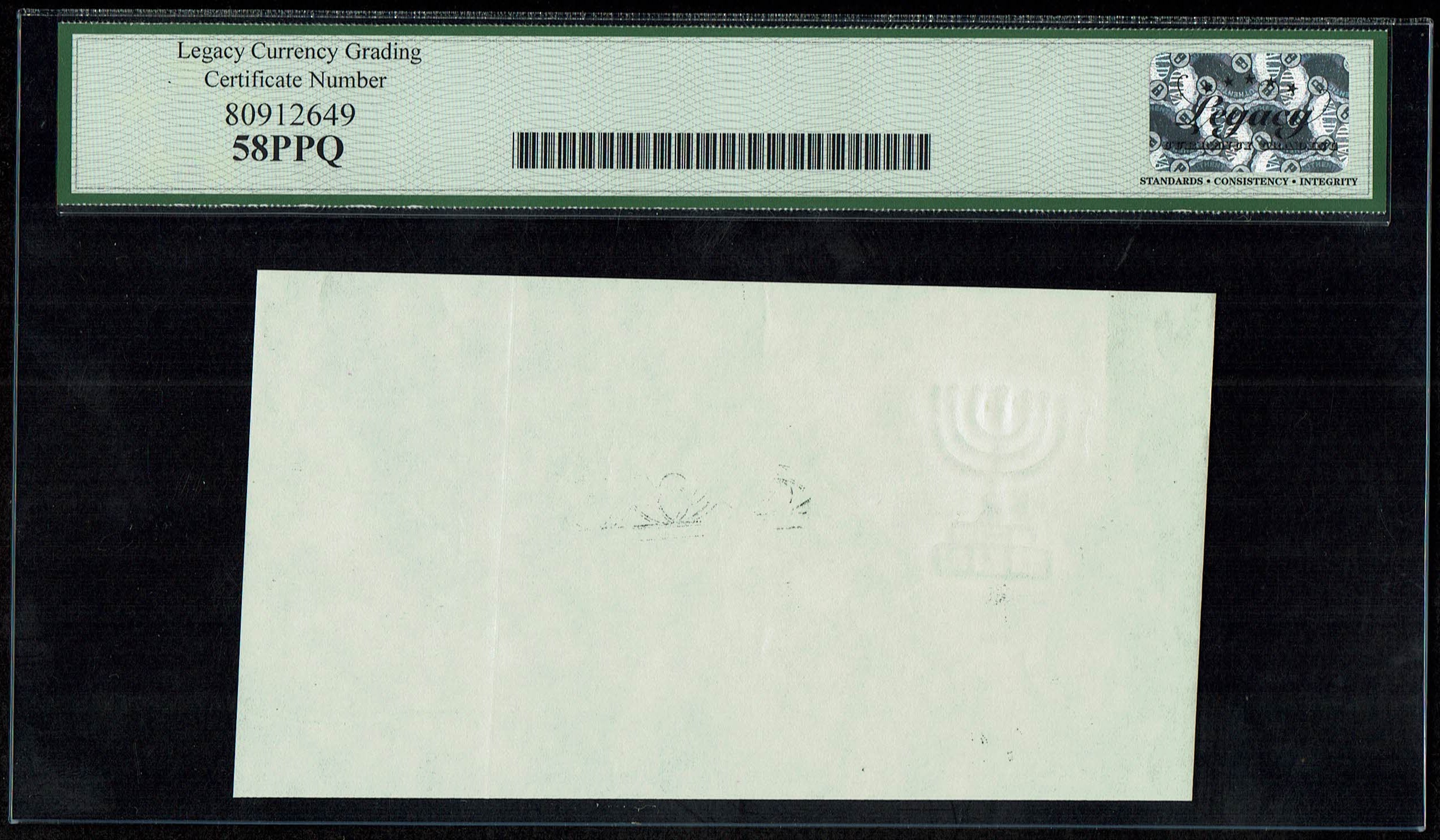 Israel - 5 Pounds (Lirot) 1955 - Set of 4 different progressive proof banknotes - Legacy 45, 50, 58 PPQ - 1 3