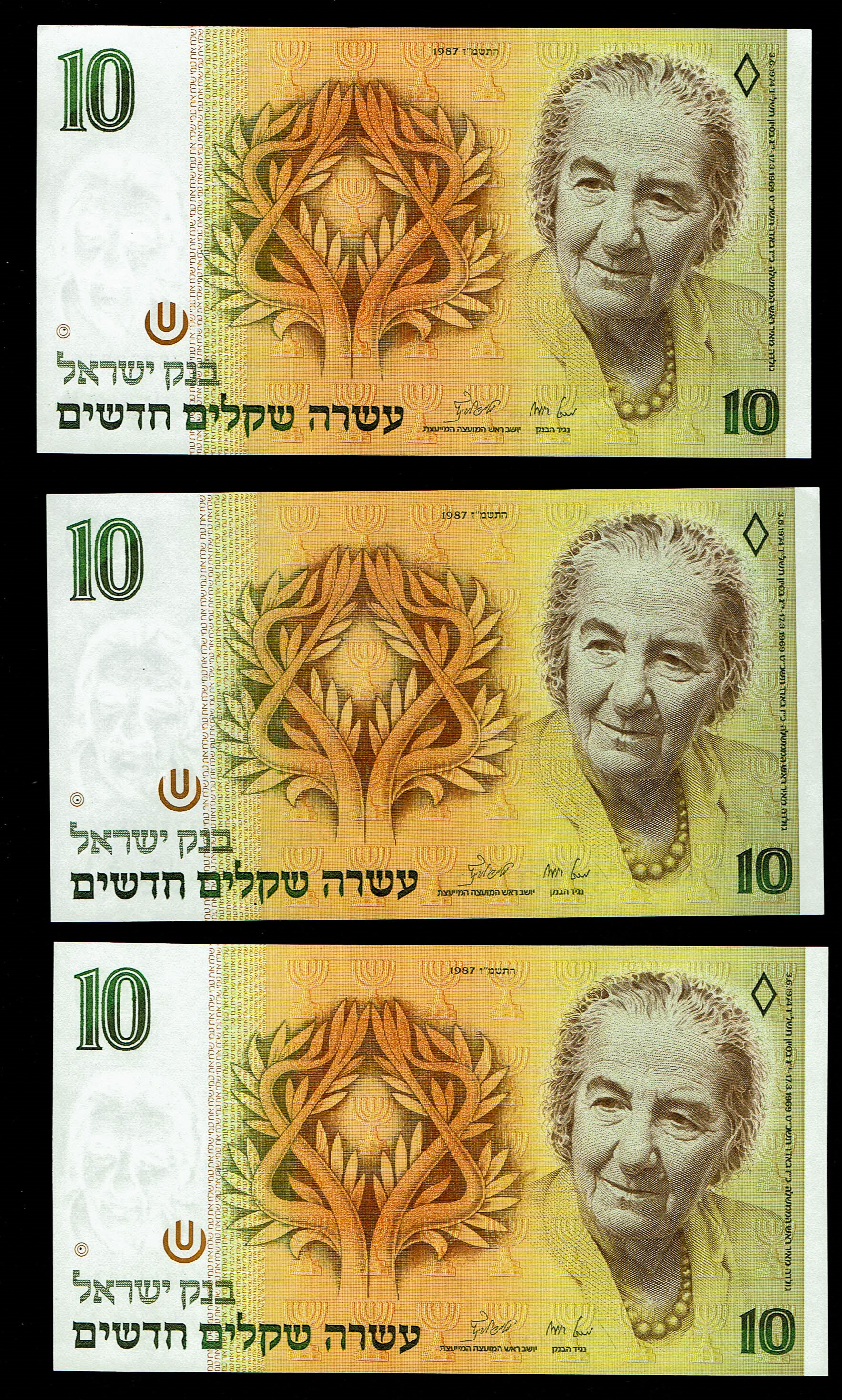 Israel - Set of 39 banknotes from the new shekel series, 1, 5, 10, 20, 50, 100 and 200 Shekels 1986, 1987, 1991 ... - 1 9