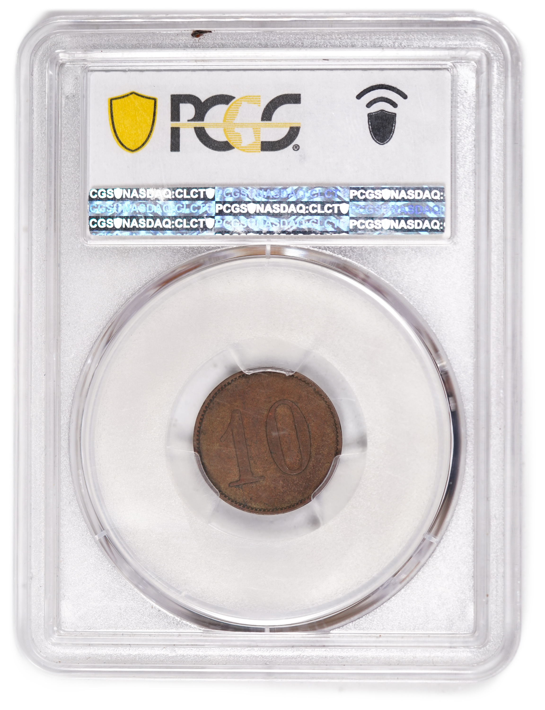 Palestine - Templar colonies token - 10 Paras 1880-1917 - First series - PCGS AU 50 - 1 3
