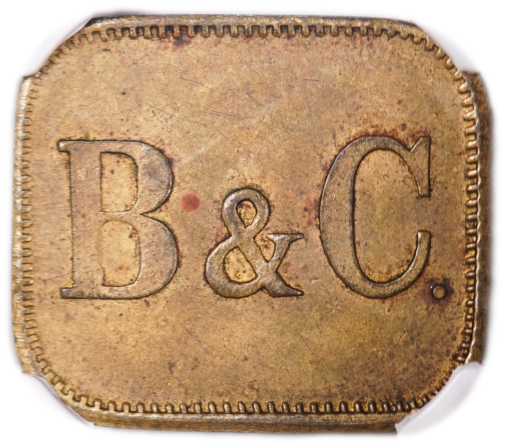 Palestine - Templar Colony Token - 1 Para / Piastre 1880' - NGC MS 62 - 1 1