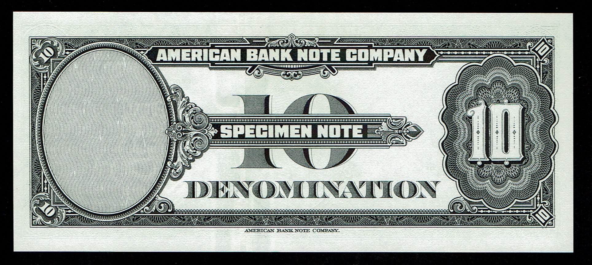 USA – 10 Dollars, 10 Units 1929 – SPECIMEN NOTE – UNC - 1 1
