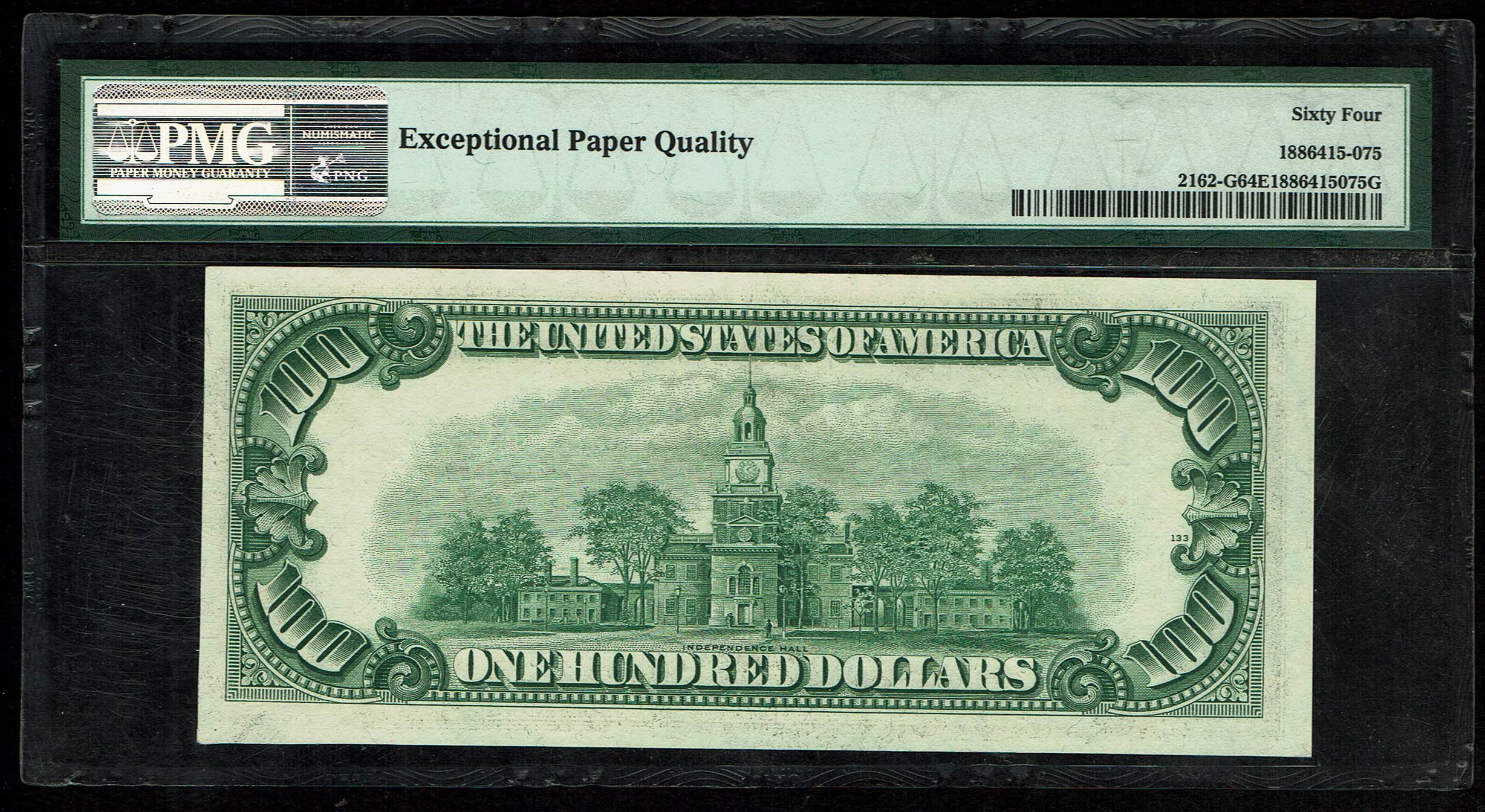 USA – 100 Dollars 1950 E Banknote – Federal Reserve Note Chicago – PMG 64 EPQ - 1 1