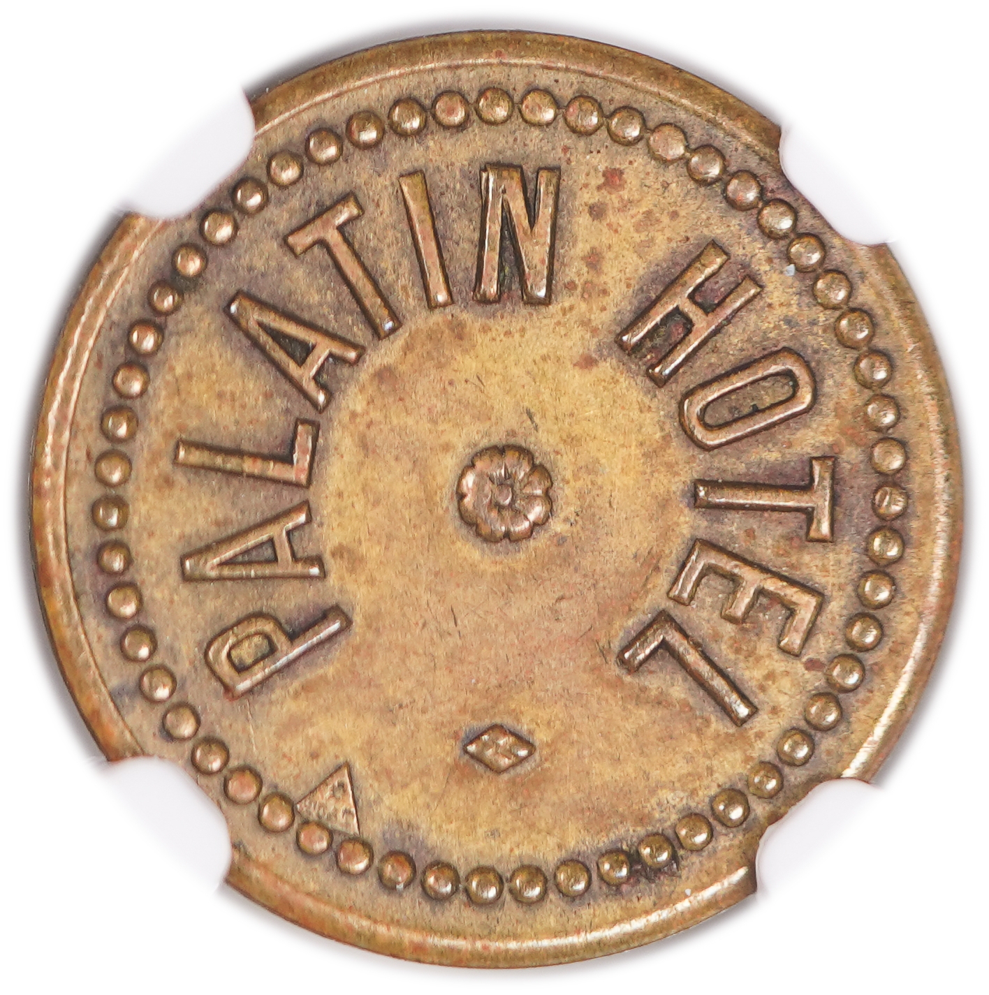 Palestine - 1/2 Piaster 1930' - Palatin Hotel - NGC AU 53 - Very high grade for this token - 1 1