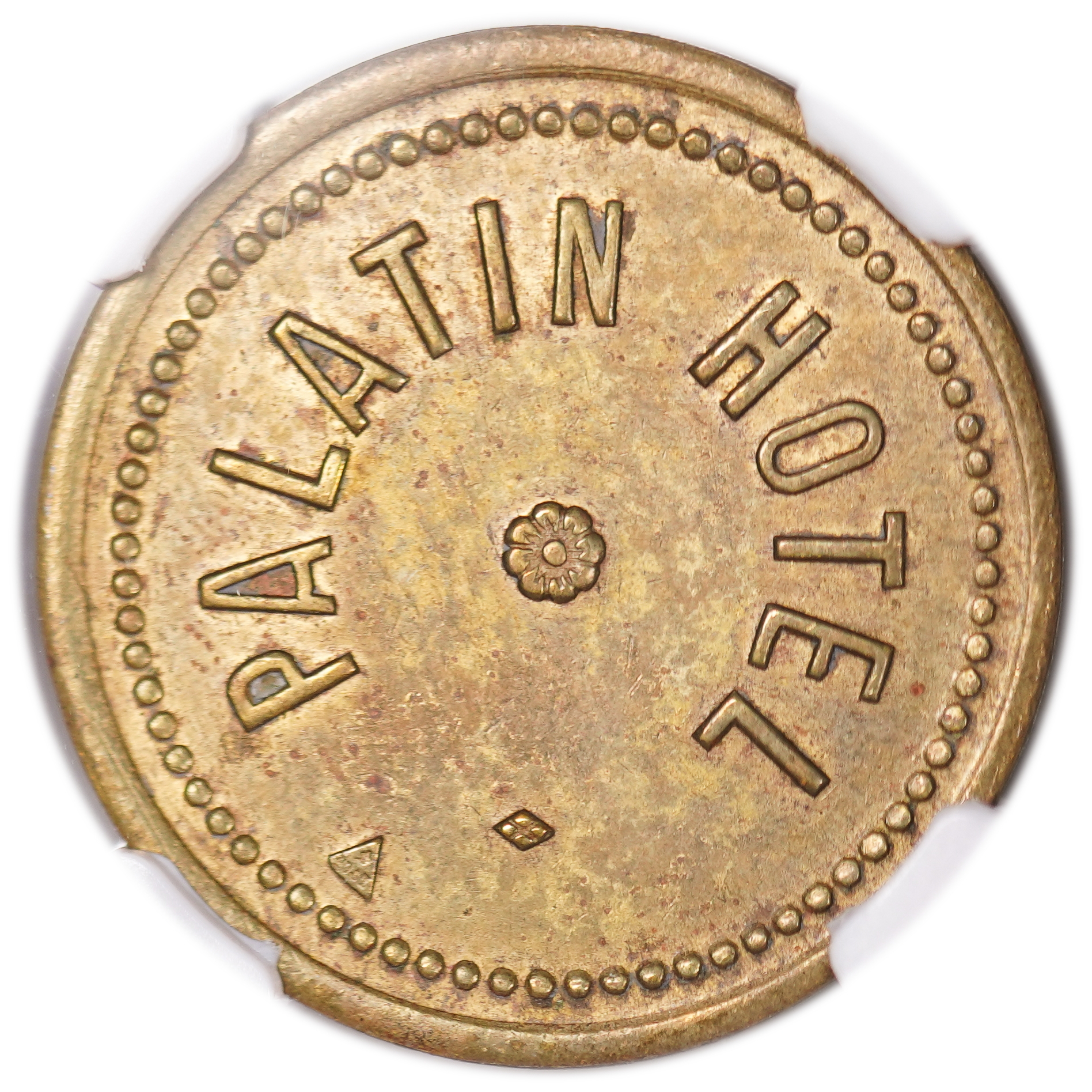 Palestine - 5 Piaster 1930' - Palatin Hotel - NGC MS 61 - 1 1