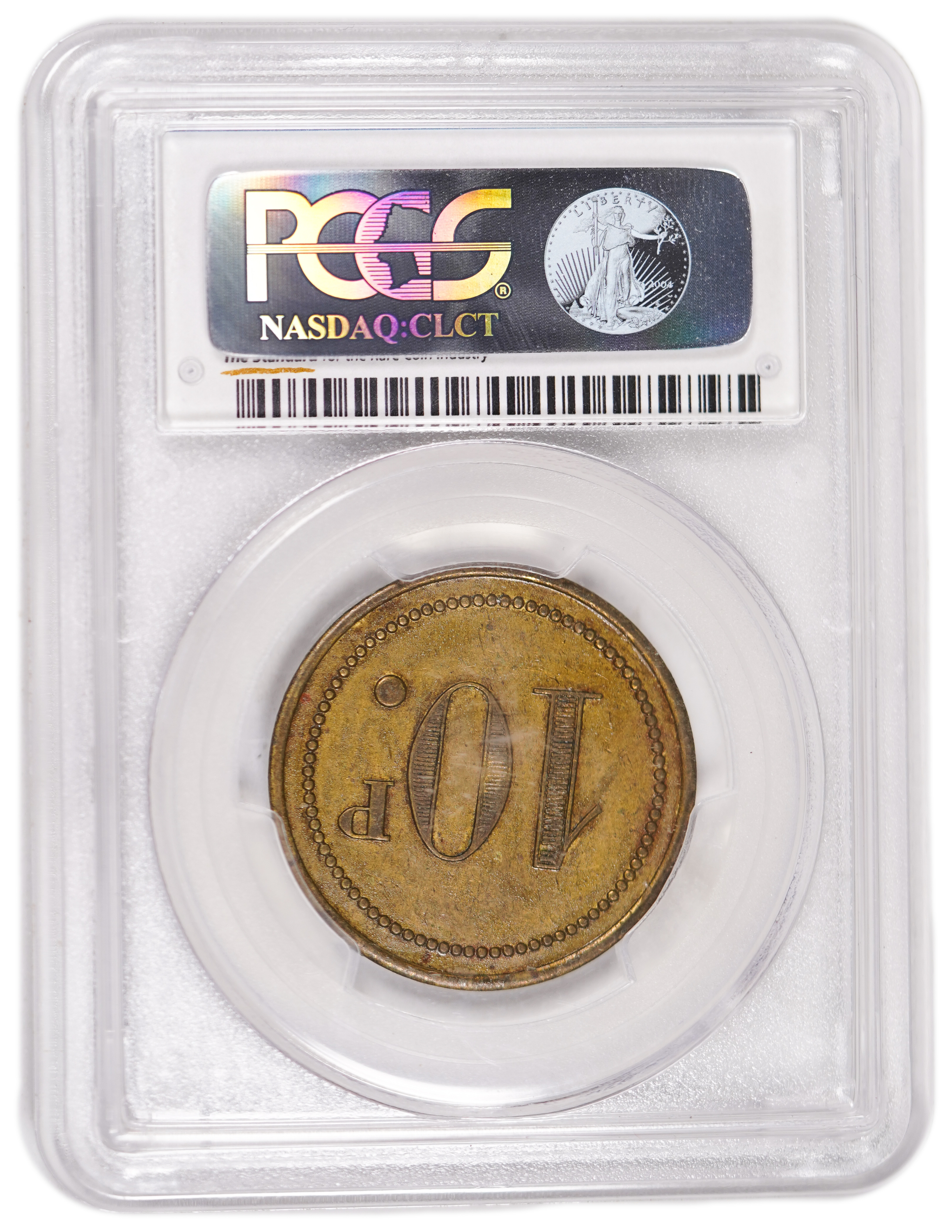 Palestine - 10 Piaster 1930' - Palatin Hotel - PCGS AU 50 - 1 3