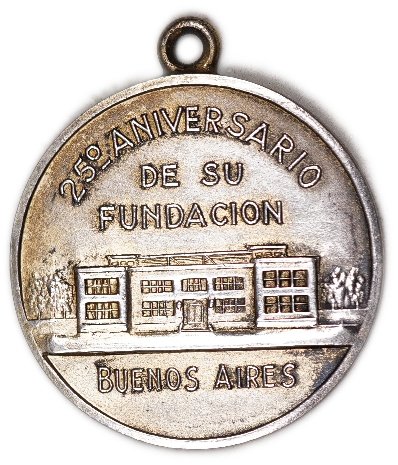 Judaica / Zionism - Argentina, 25th Anniversary Medal of the Argentine Jewish Home for the Aged and Orphans, Buenos ... - 1 0
