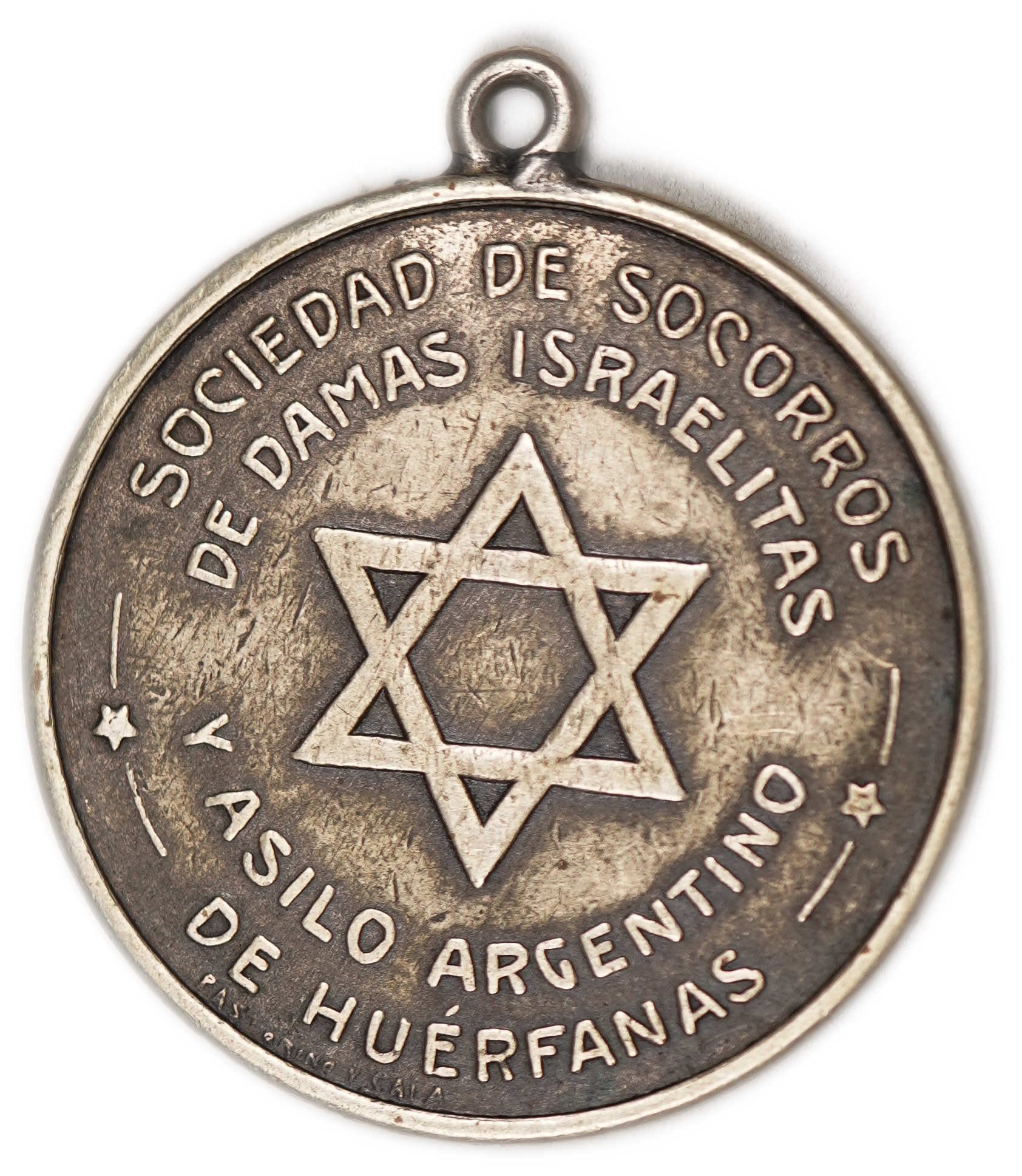 Judaica / Zionism - Argentina, Medal Commemorating the Cornerstone Laying of the Jewish Orphanage - 1924 - 1 1