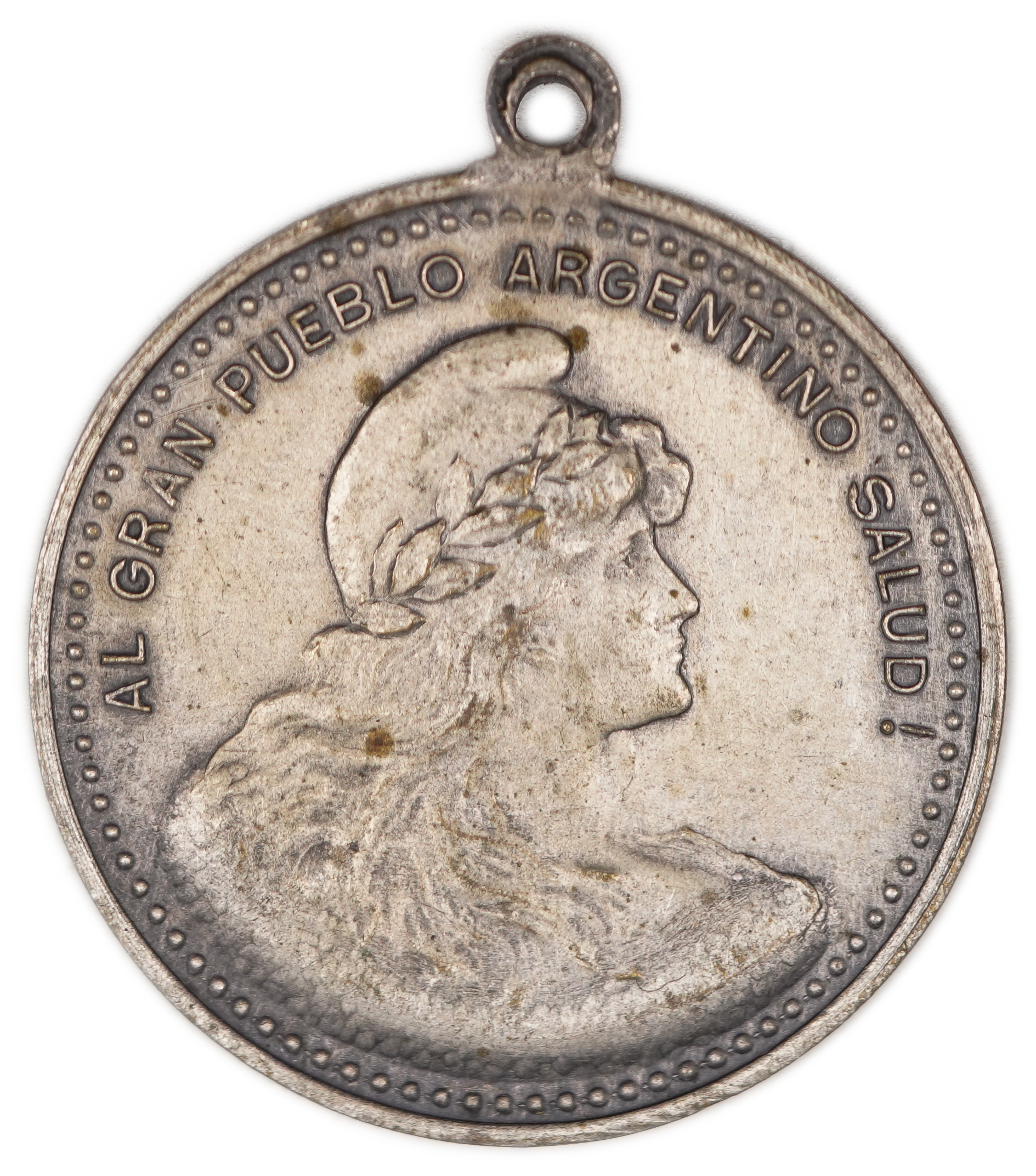 Judaica / Zionism - Argentina, Medal Issued by the Jewish Community of Buenos Aires Province for the Centennial of ... - 1 0