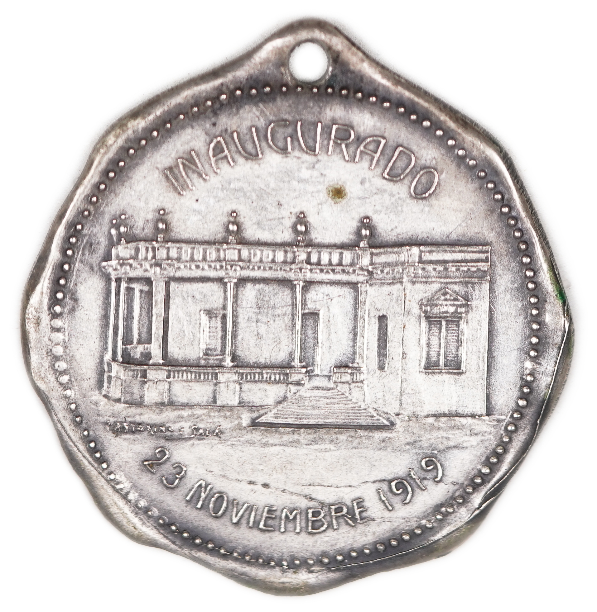 Judaica / Zionism - Argentina, Medal Commemorating the Inauguration of the Jewish Orphanage for Girls, Buenos Aires ... - 1 1