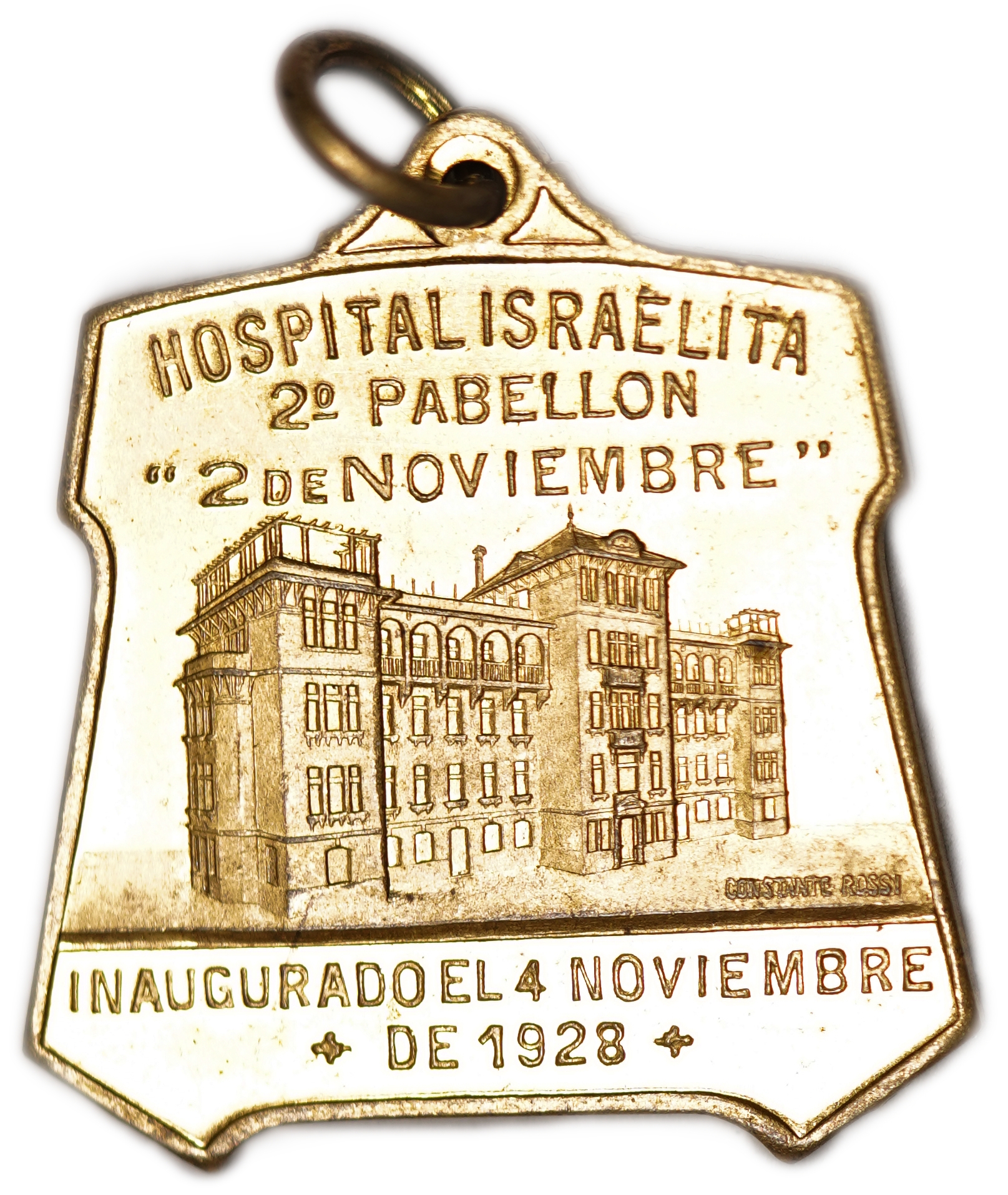 Judaica / Zionism - Argentina, Medal Commemorating the Inauguration of the Second Pavilion of the Jewish Hospital ... - 1 0