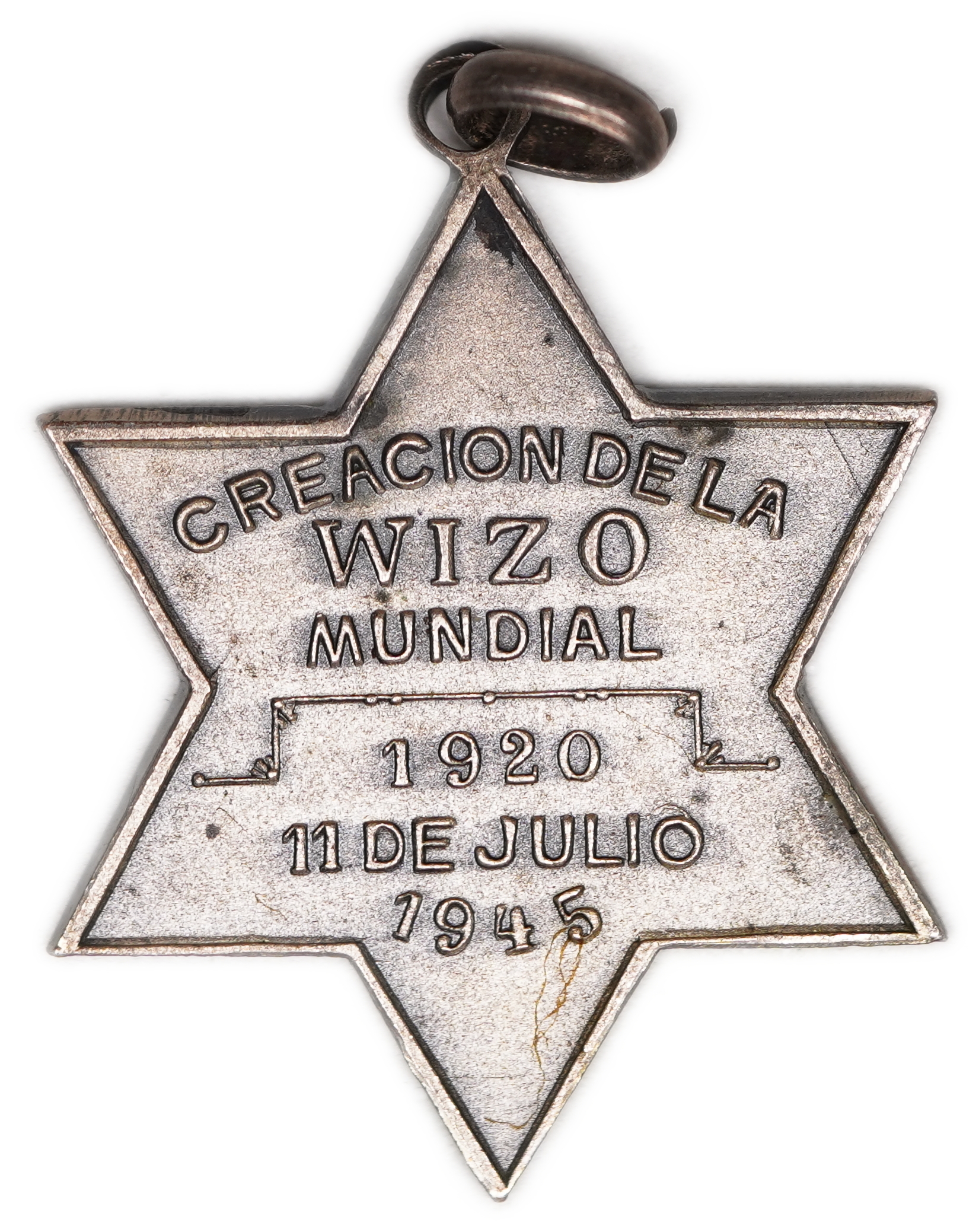 Judaica / Zionism - Argentina, Medal Commemorating the 25th Anniversary of the World WIZO Organization, 1920-1945 - 1 1