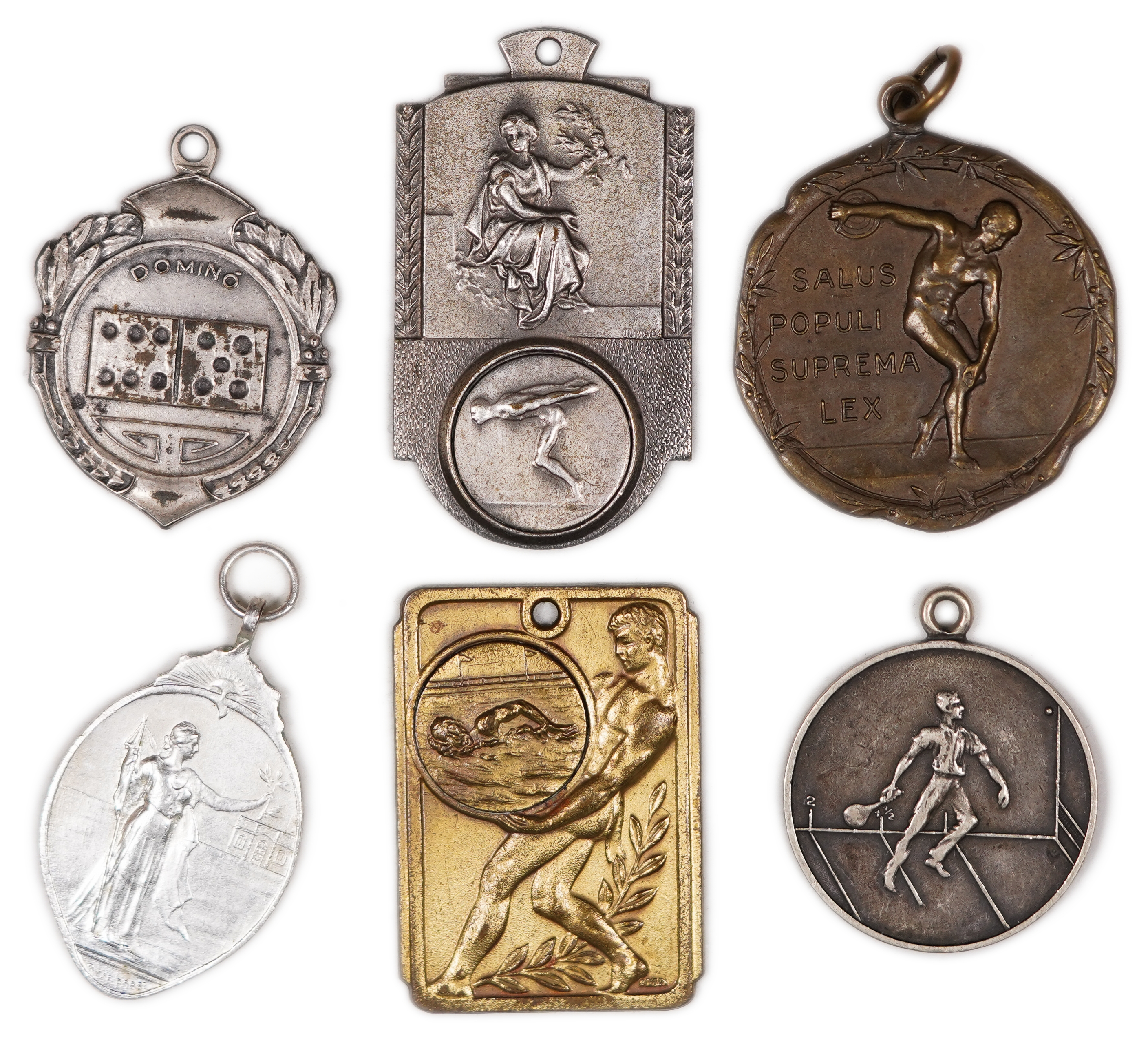Judaica / Zionism - South America, Jewish Sports Medals Collection, 1920-1940 - 1 0