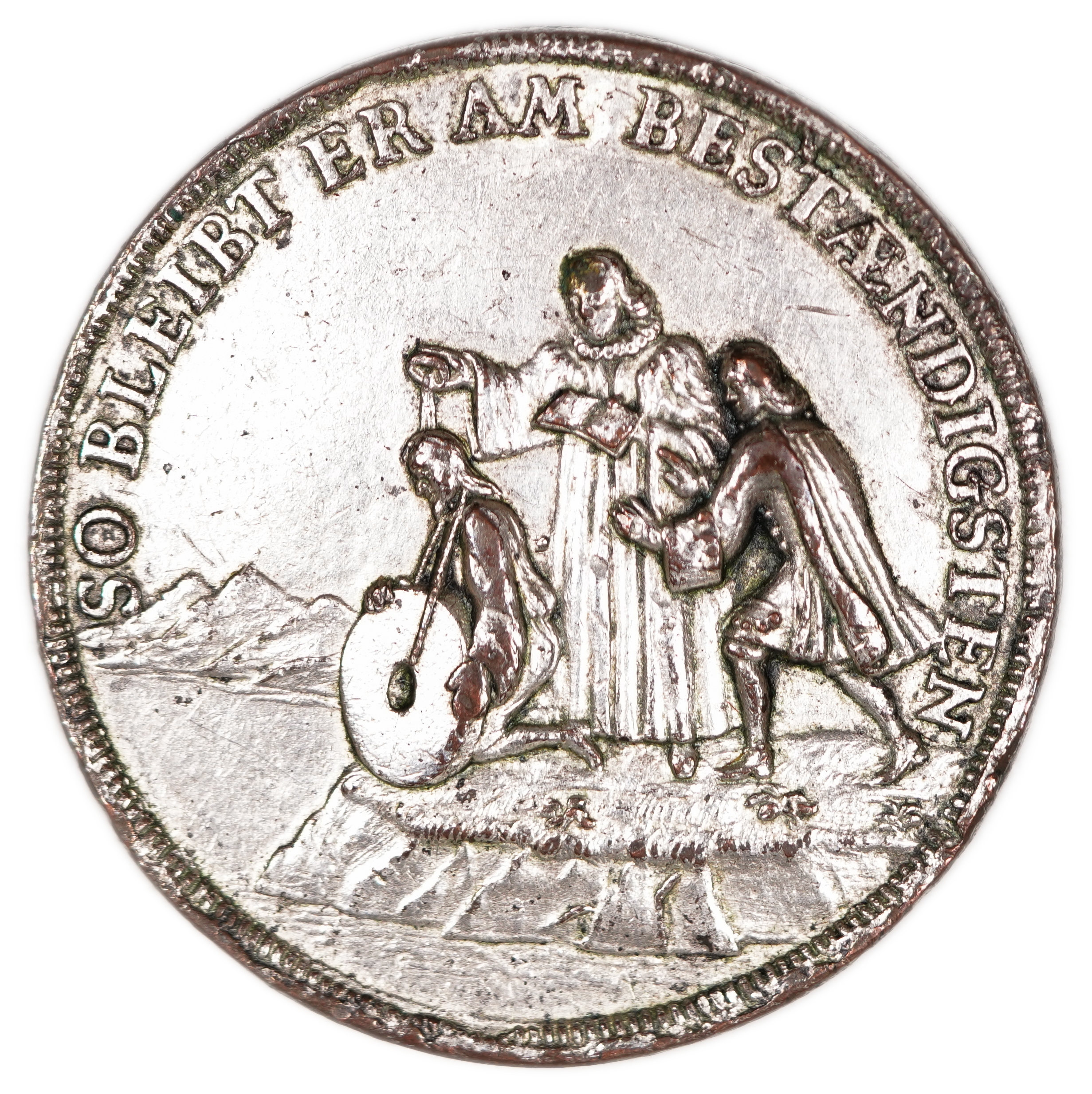 Judaica / Zionism - Germany, Antisemitic Medal “The Useless Baptism of the Jew”, 18th Century - 1 0
