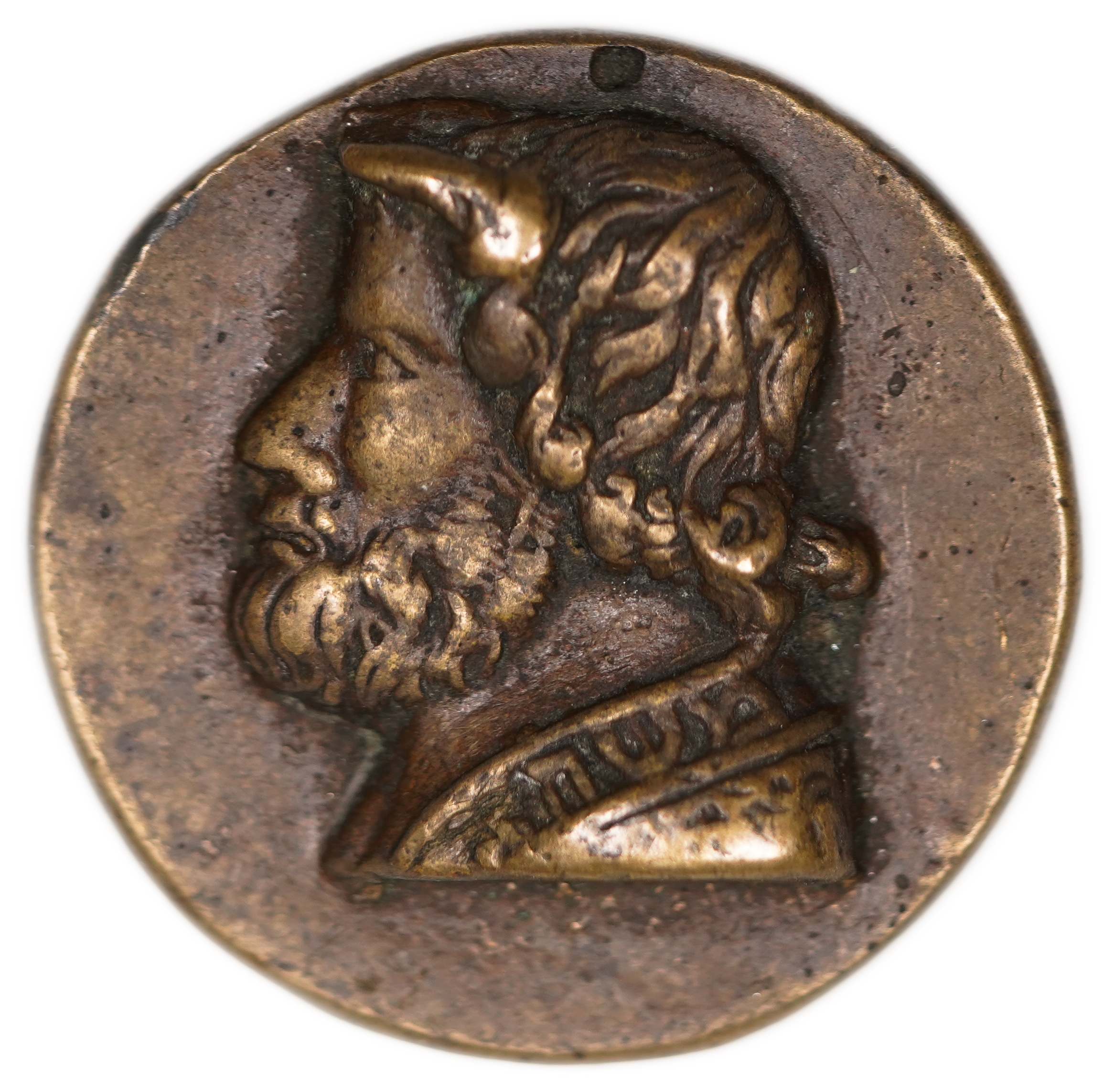 Judaica / Zionism - Germany, Medal Depicting Moses, 1700' - 1 0