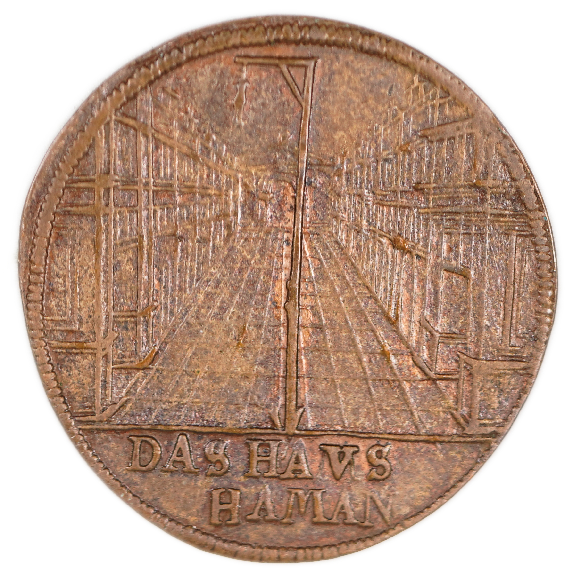 Judaica / Zionism - Germany, Purim token, 16th century, circa - 1 1