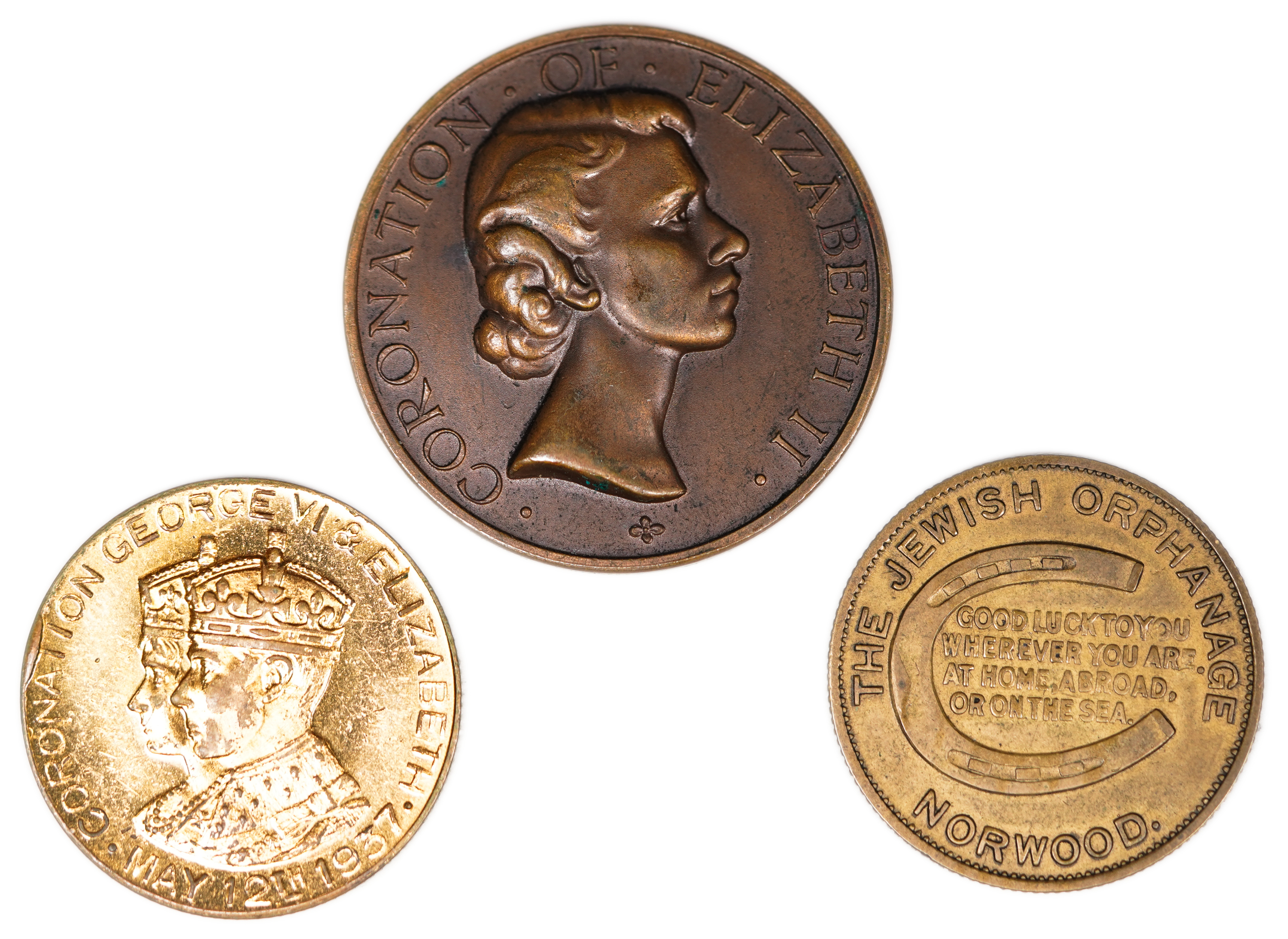 Judaica / Zionism - England, 3 Medals of the Jewish Orphanage Norwood, Mid-20th Century - 1 1