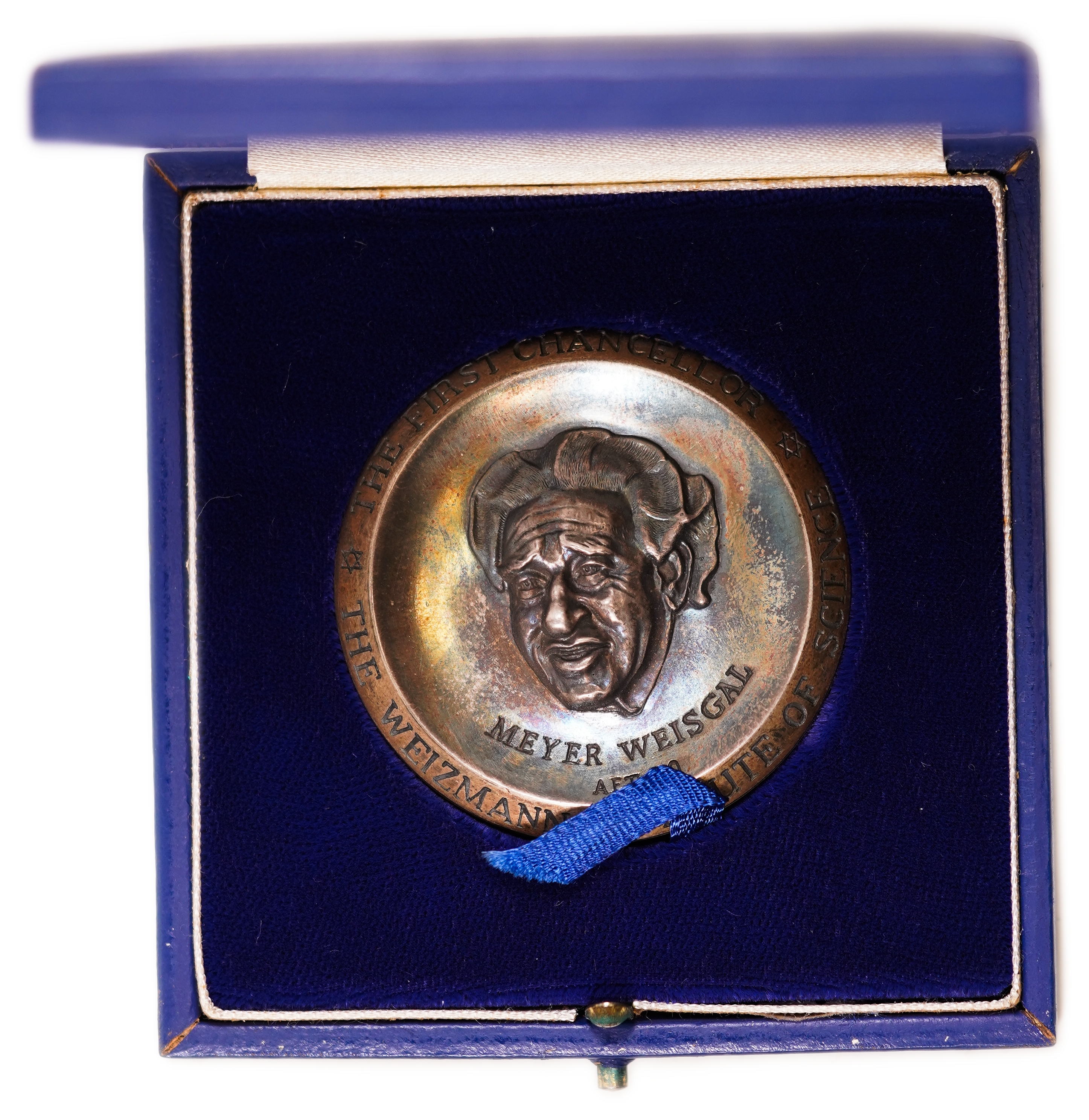 Judaica / Zionism - England / Israel, Medal, Meyer Weisgal - Weizmann Institute of Science, Rehovot 1974 - 1 3