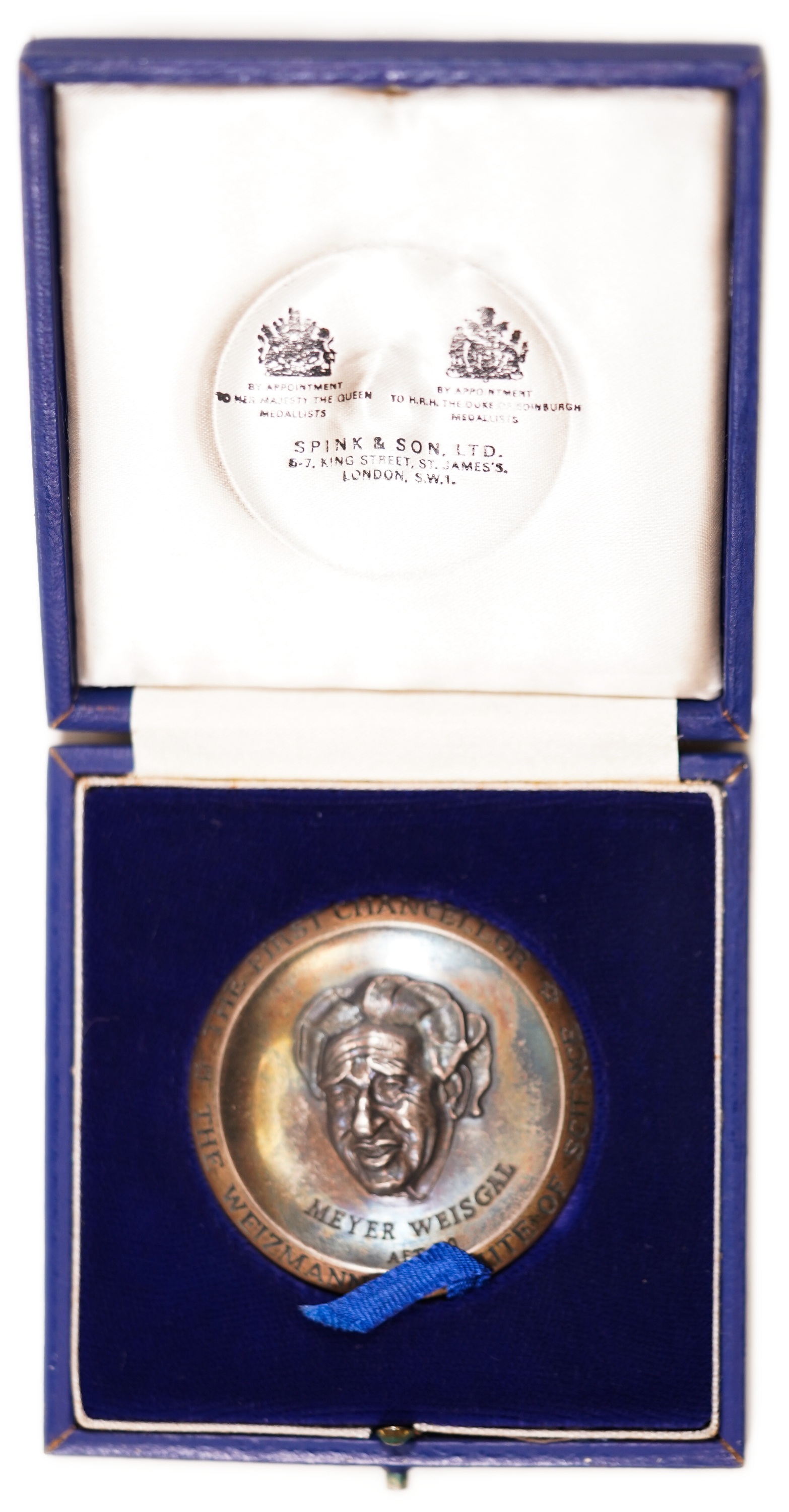 Judaica / Zionism - England / Israel, Medal, Meyer Weisgal - Weizmann Institute of Science, Rehovot 1974 - 1 2