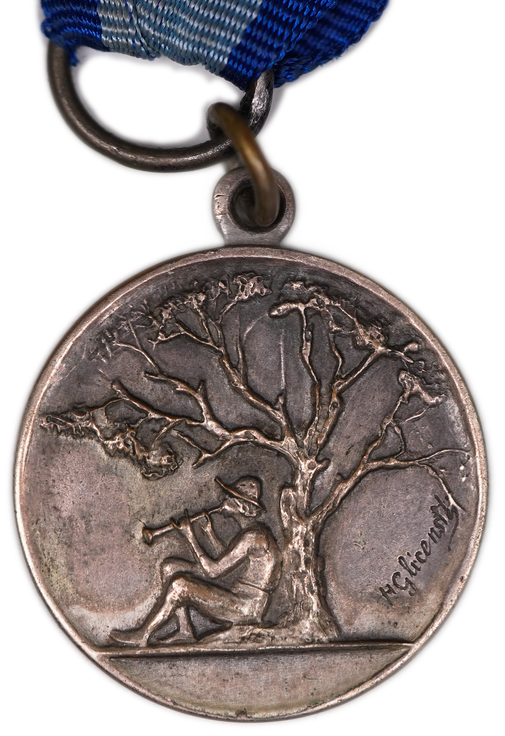 Judaica / Zionism - France, Jewish National Fund Medallion, 1921 - 1 1