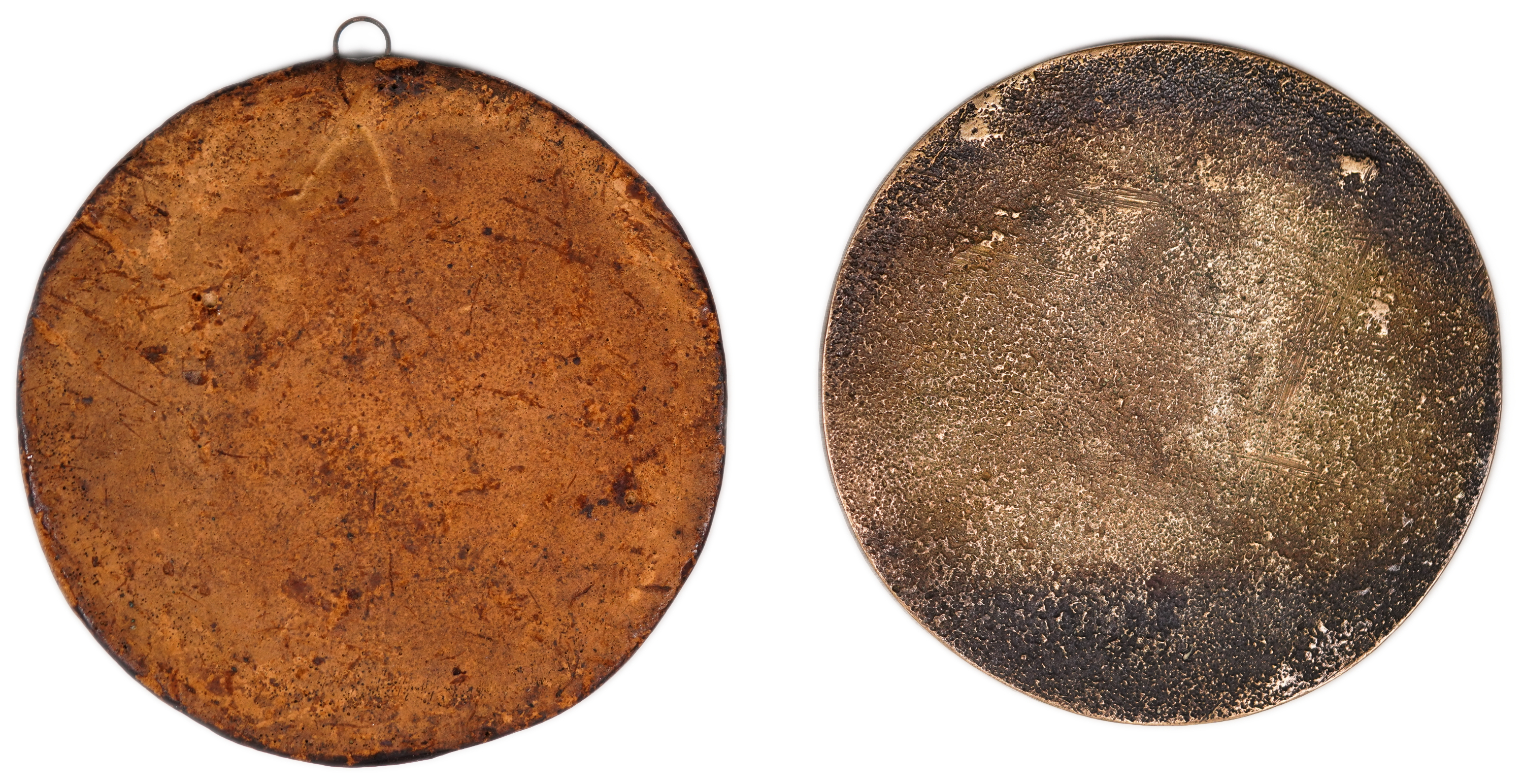Judaica / Zionism - Greece, Pair of Medals with Jewish Warrior Motif, Undated - 1 1