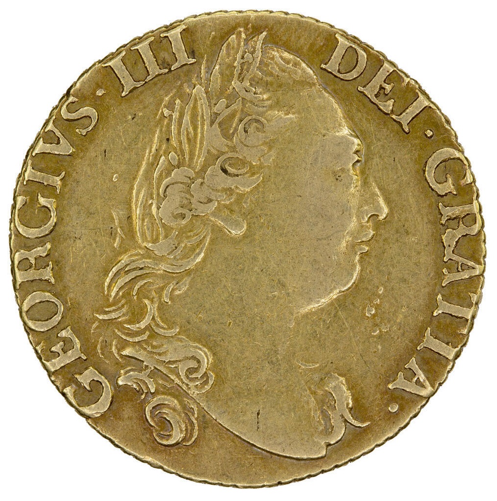 England (Great Britain) - 1 Guinea 1785 - XF - George III 4th portrait - Gold 917, 8.37g, 24mm