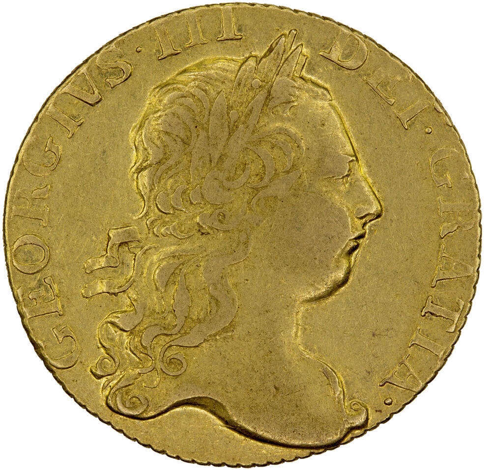 United Kingdom - 1 Guinea 1769 - George III younger portrait - XF - Gold 917, 8.36g, 24mm