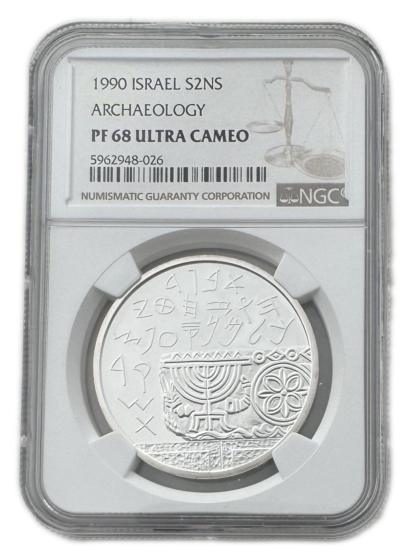 Israel - 2 shekels 1990 - NGC PF 68 - Archaeology - 1 0