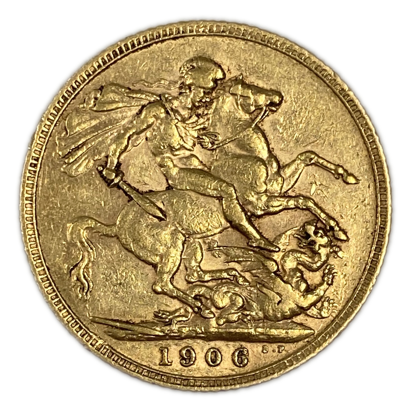 England (Great Britain) – 1 Sovereign 1906 – Edward VII – Gold 917, 7.988g