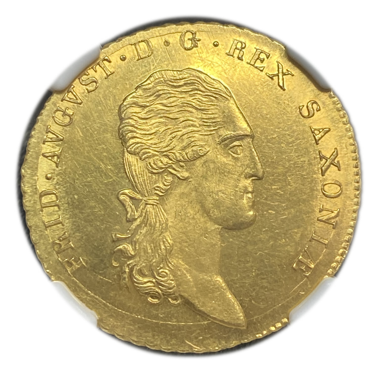 Germany - The Kingdom of Saxony (Albertinian Line) - 10 Thalers 1817 - Frederick August I - NGC MS 63 - TOP POP - ...