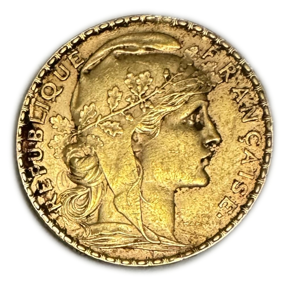 France - 20 Francs 1913 - Gold 900, 6.45g, 21mm - 1 1