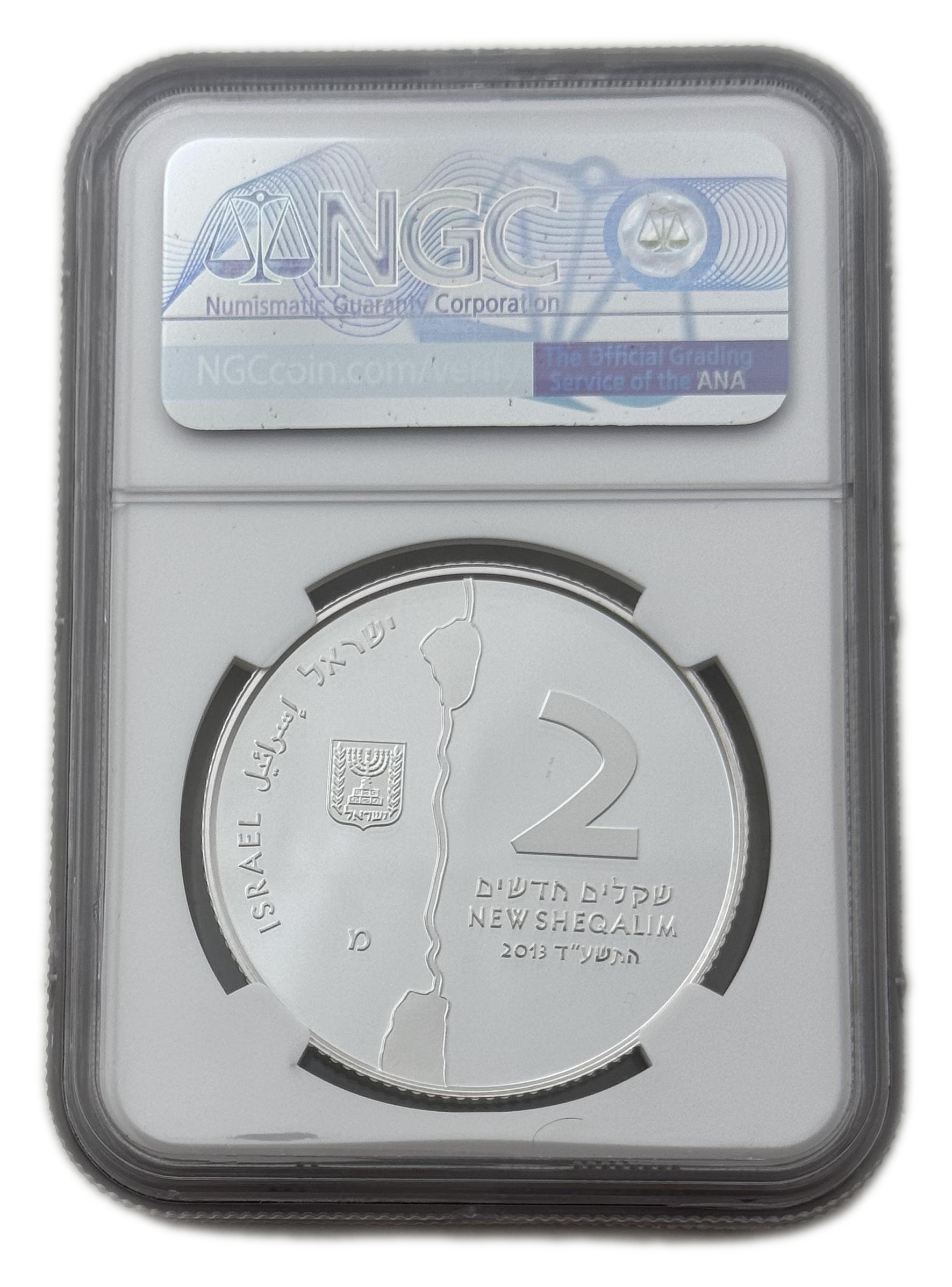 Israel - 2 Shekels 2013 - THE JORDAN RIVER - NGC PF 69 - 1 1