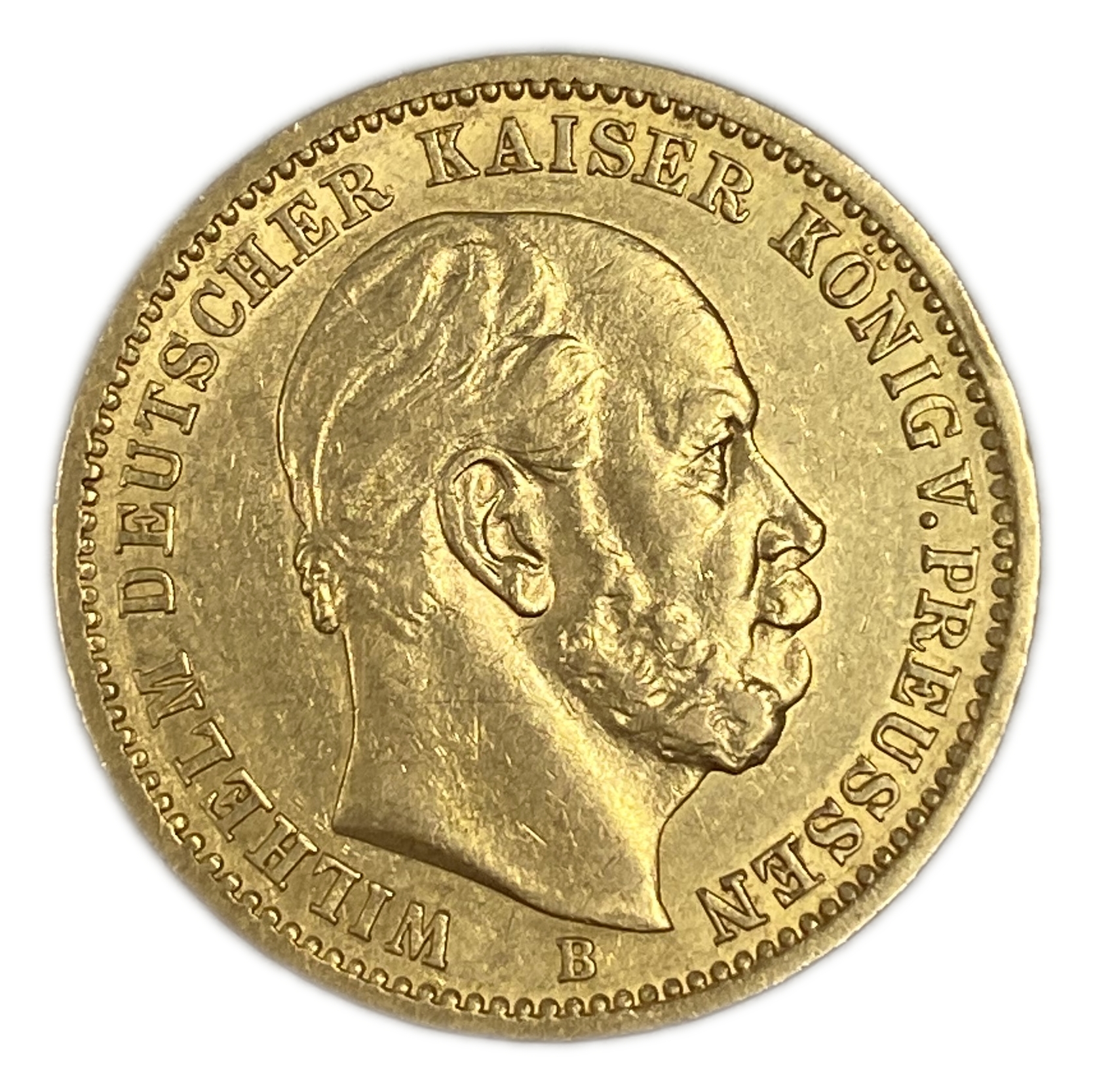 Germany Prussia – 20 Mark 1873 – Wilhelm I – Gold 900, 7.95g, 22mm - 1 1