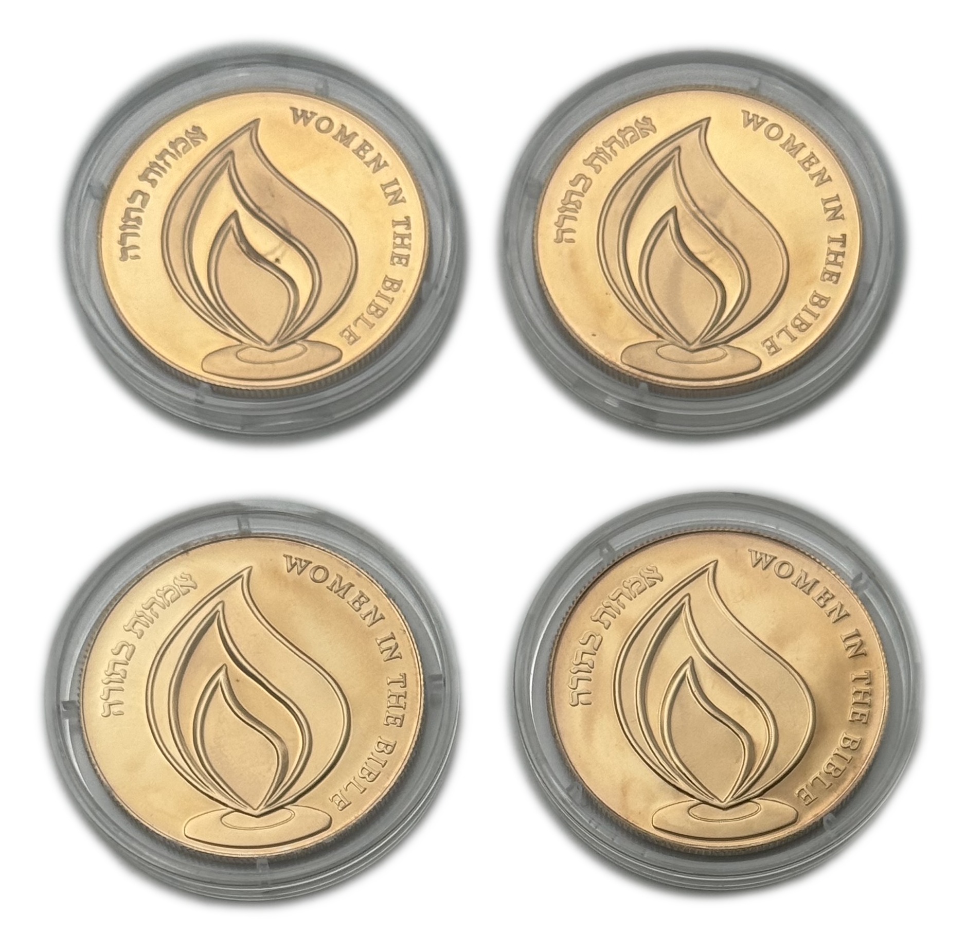 Israel - MOTHERS IN THE BIBLE, SARAH, REBECCA, RACHEL AND LEAH. SET OF 4 MEDALS - Bronze, 20g, 40mm - 1 1
