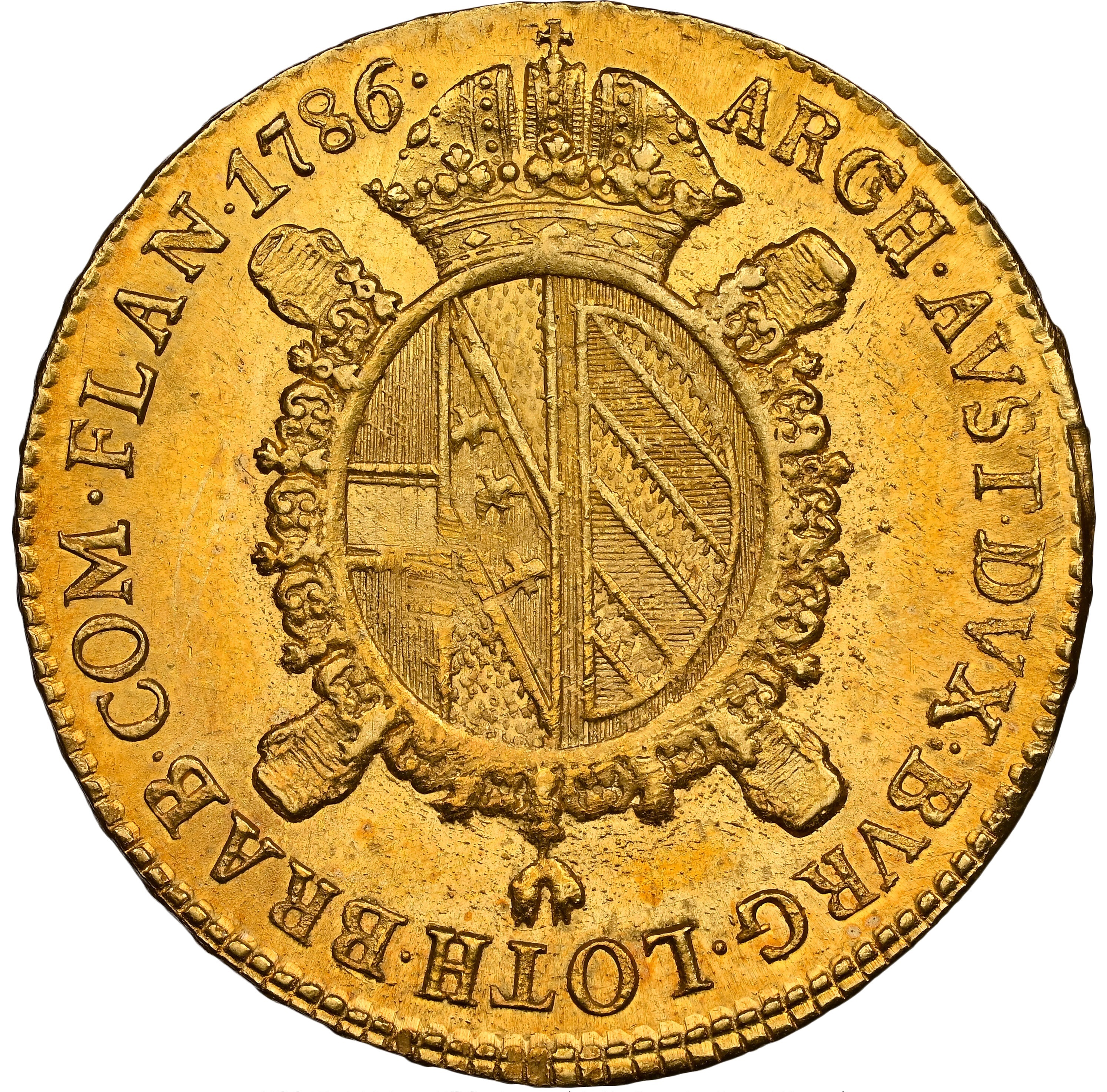 Italy - Milan - 1 Sovrano 1786 - Joseph II - Gold 900, 10.57g, 28mm - NGC MS 62 - 1 1