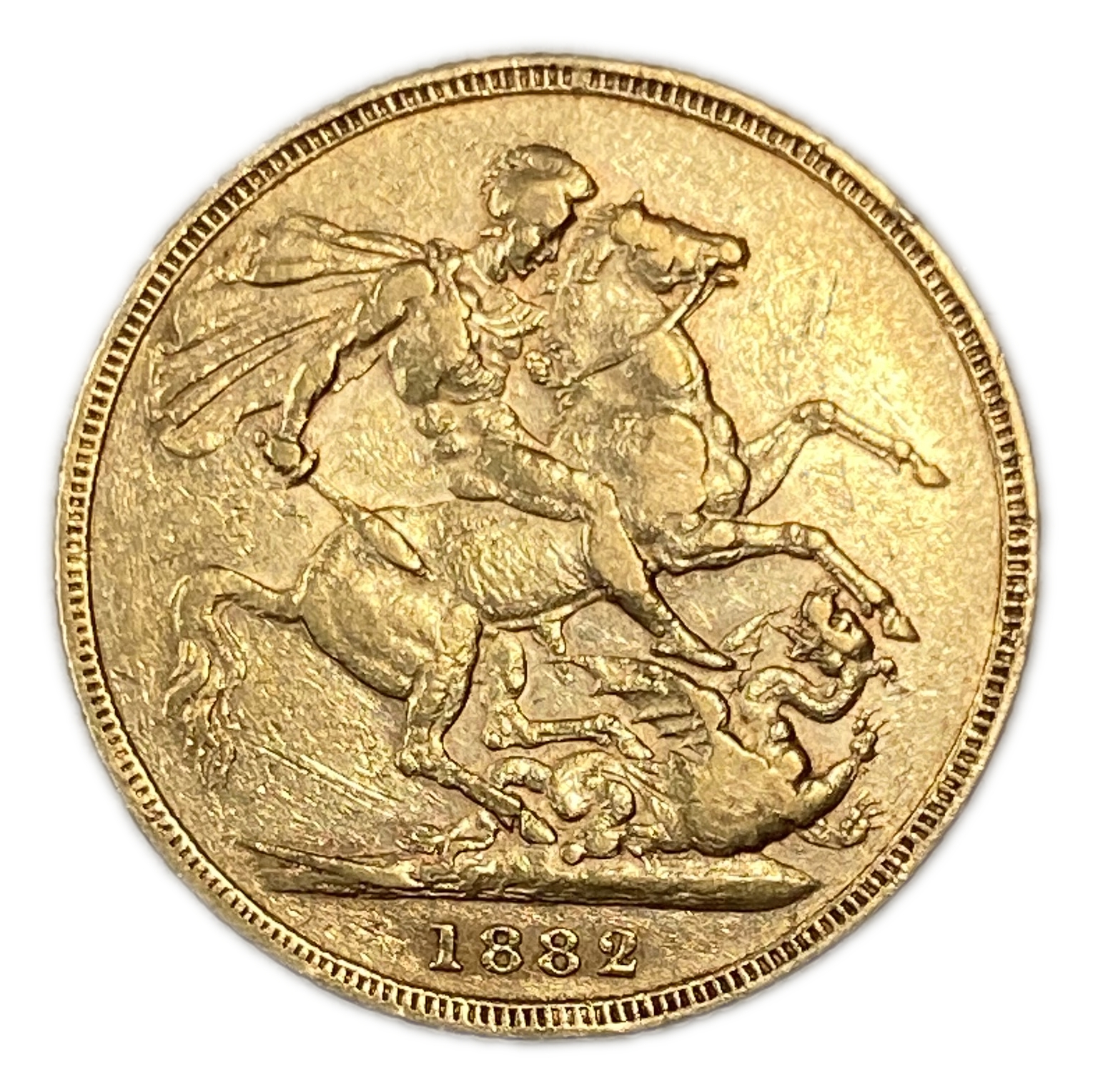 England (Great Britain) – Australia Melbourne – 1 Sovereign 1882 M – Victoria – XF condition - Gold 917, 7.988g - 1 0