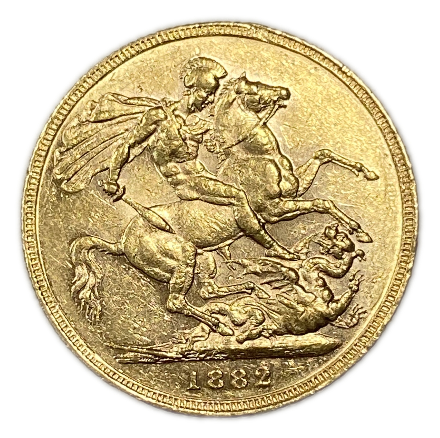 England (Great Britain) – Australia Melbourne – 1 Sovereign 1882 M – Victoria – XF condition - Gold 917, 7.988g