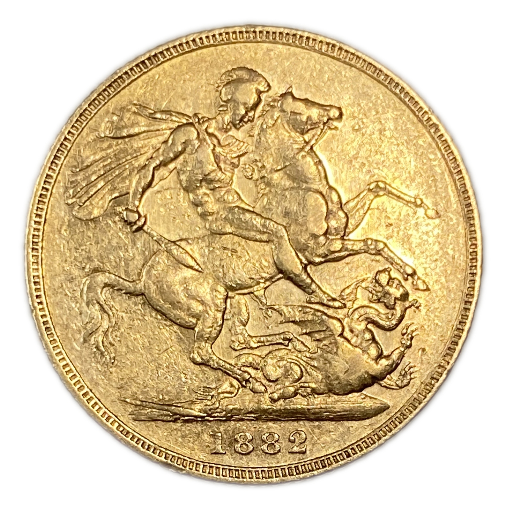 England (Great Britain) – Australia Melbourne – 1 Sovereign 1882 M – Victoria – XF condition - Gold 917, 7.988g - 1 0